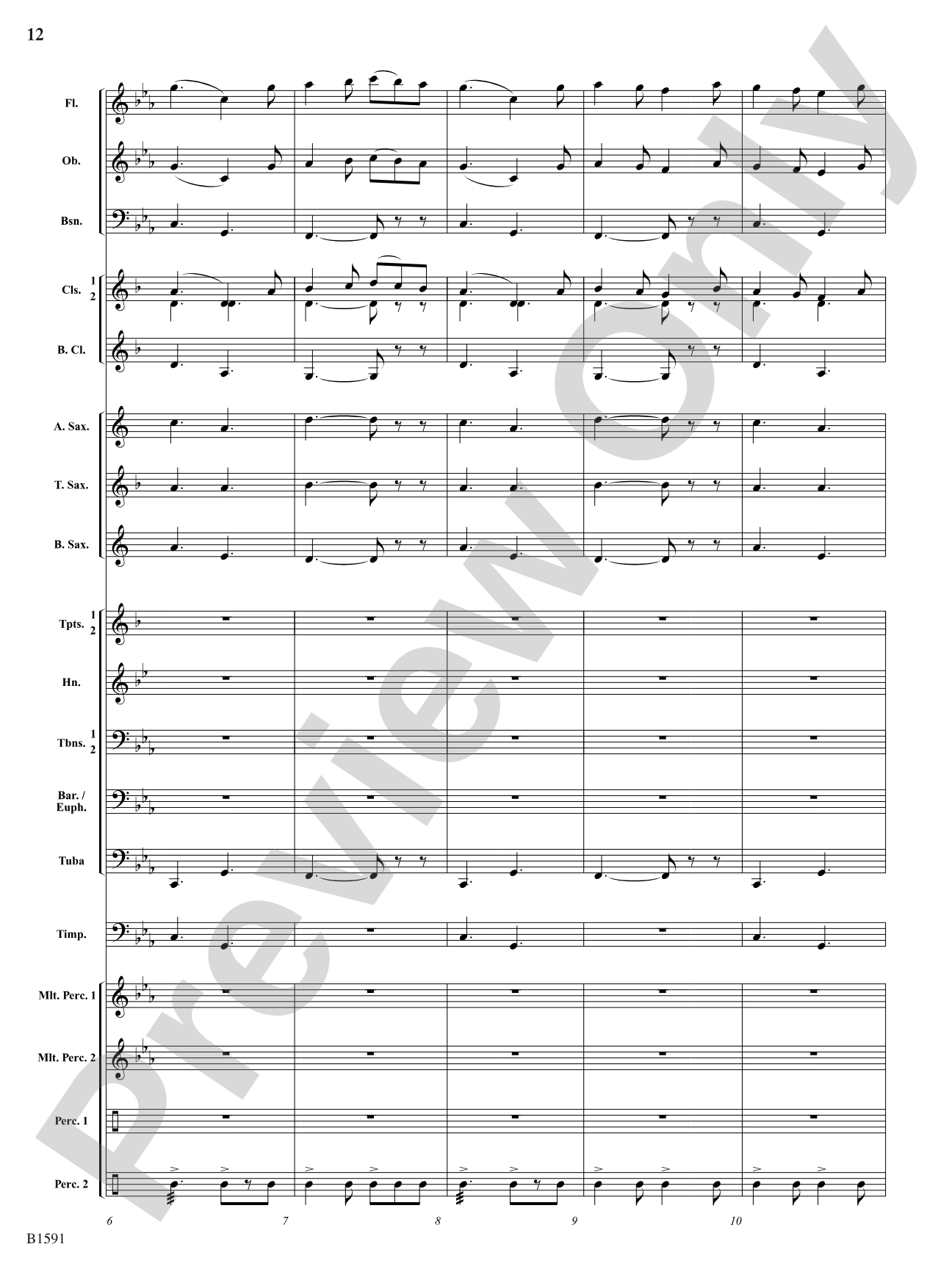 Little Suite for Band: Concert Band Conductor Score & Parts