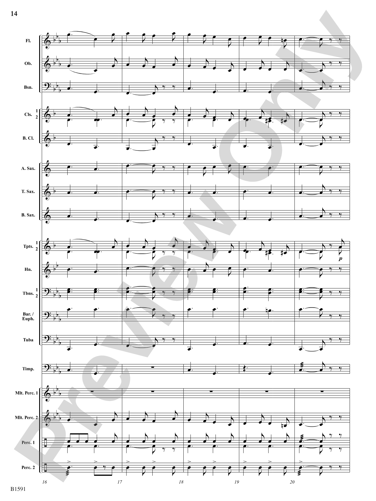 Little Suite for Band: Concert Band Conductor Score & Parts