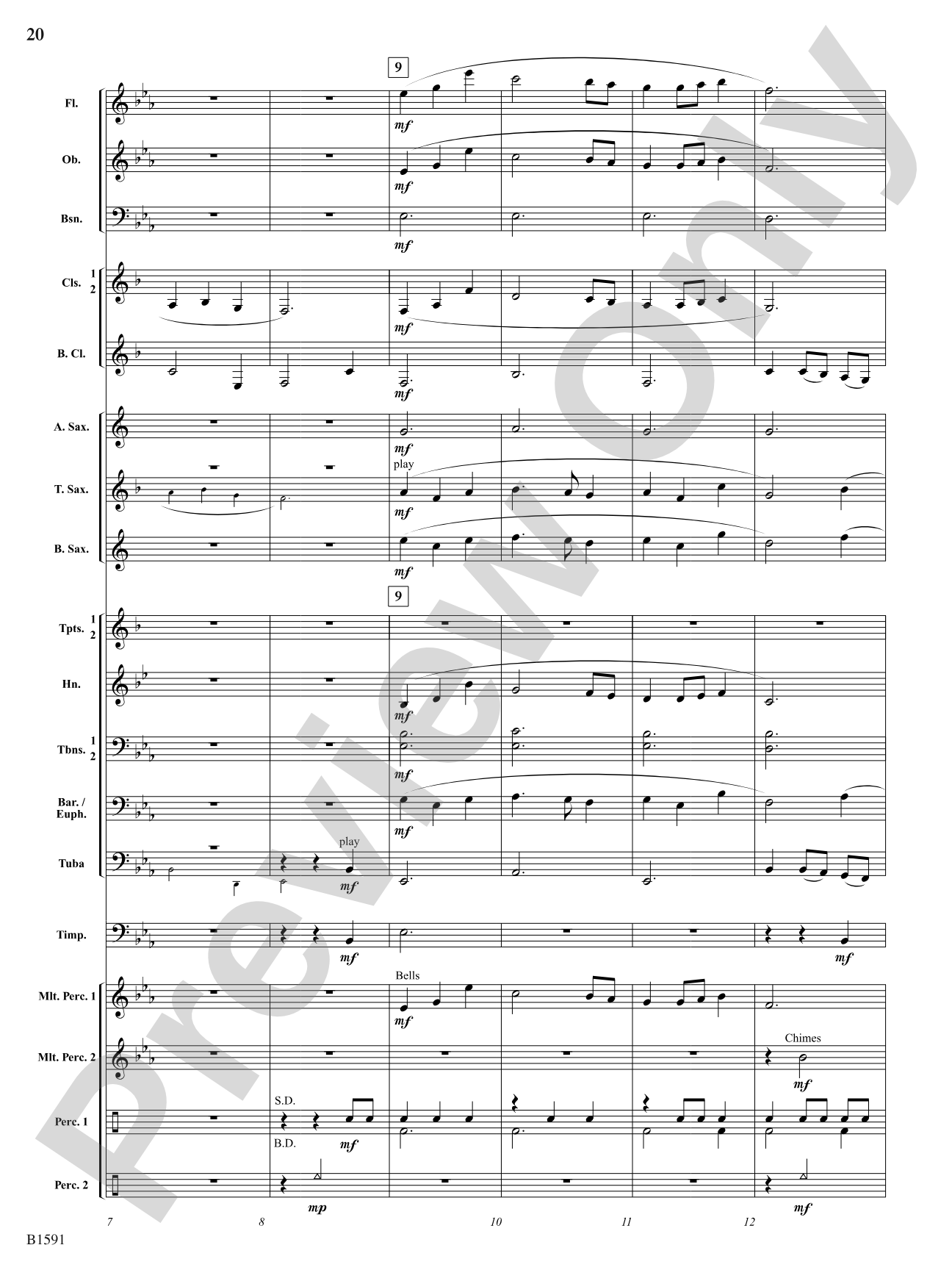 Little Suite for Band: Concert Band Conductor Score & Parts