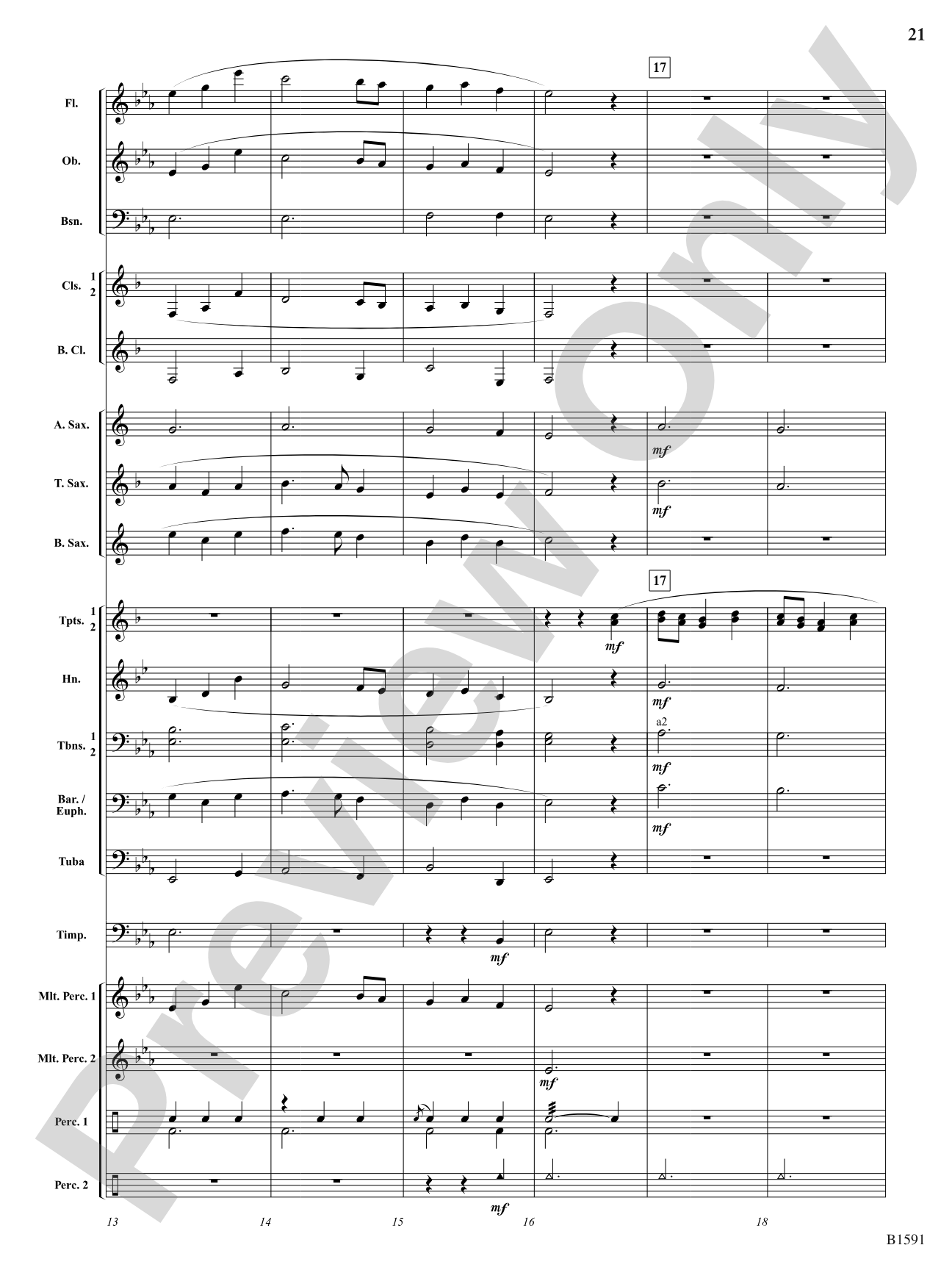 Little Suite for Band: Concert Band Conductor Score & Parts