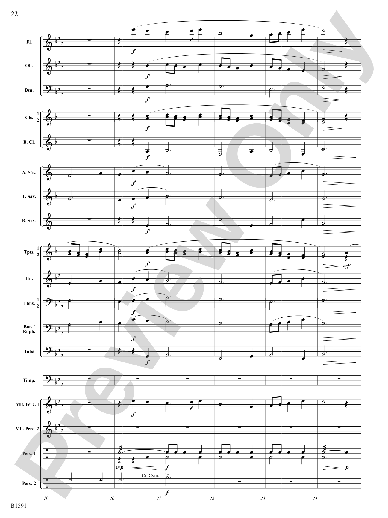 Little Suite for Band: Concert Band Conductor Score & Parts