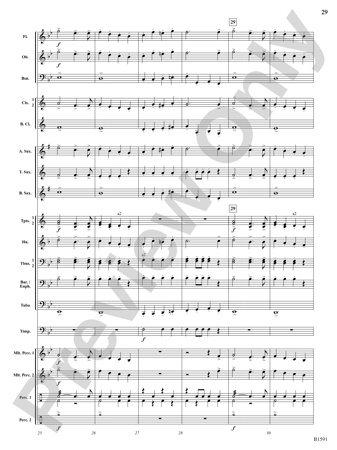 Little Suite for Band: Concert Band Conductor Score & Parts