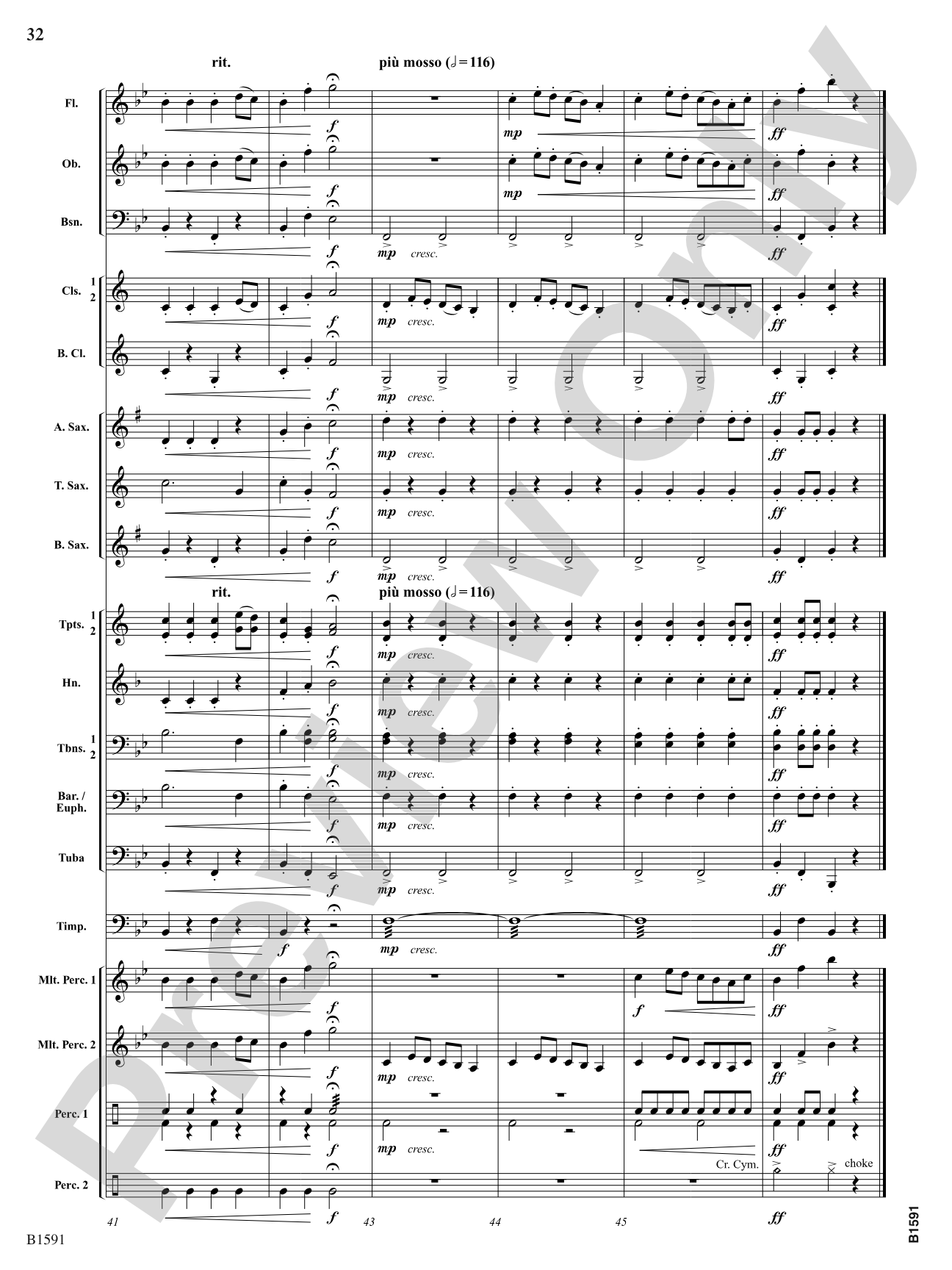 Little Suite for Band: Concert Band Conductor Score & Parts