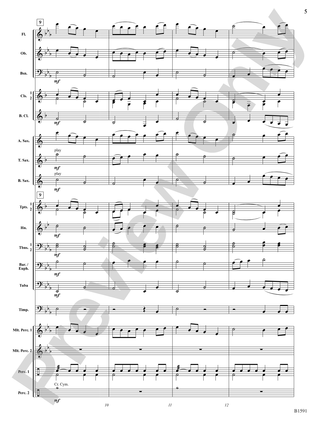 Little Suite for Band: Concert Band Conductor Score & Parts