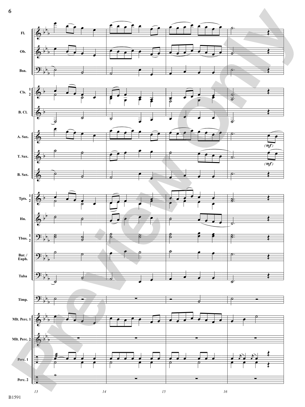 Little Suite for Band: Concert Band Conductor Score & Parts