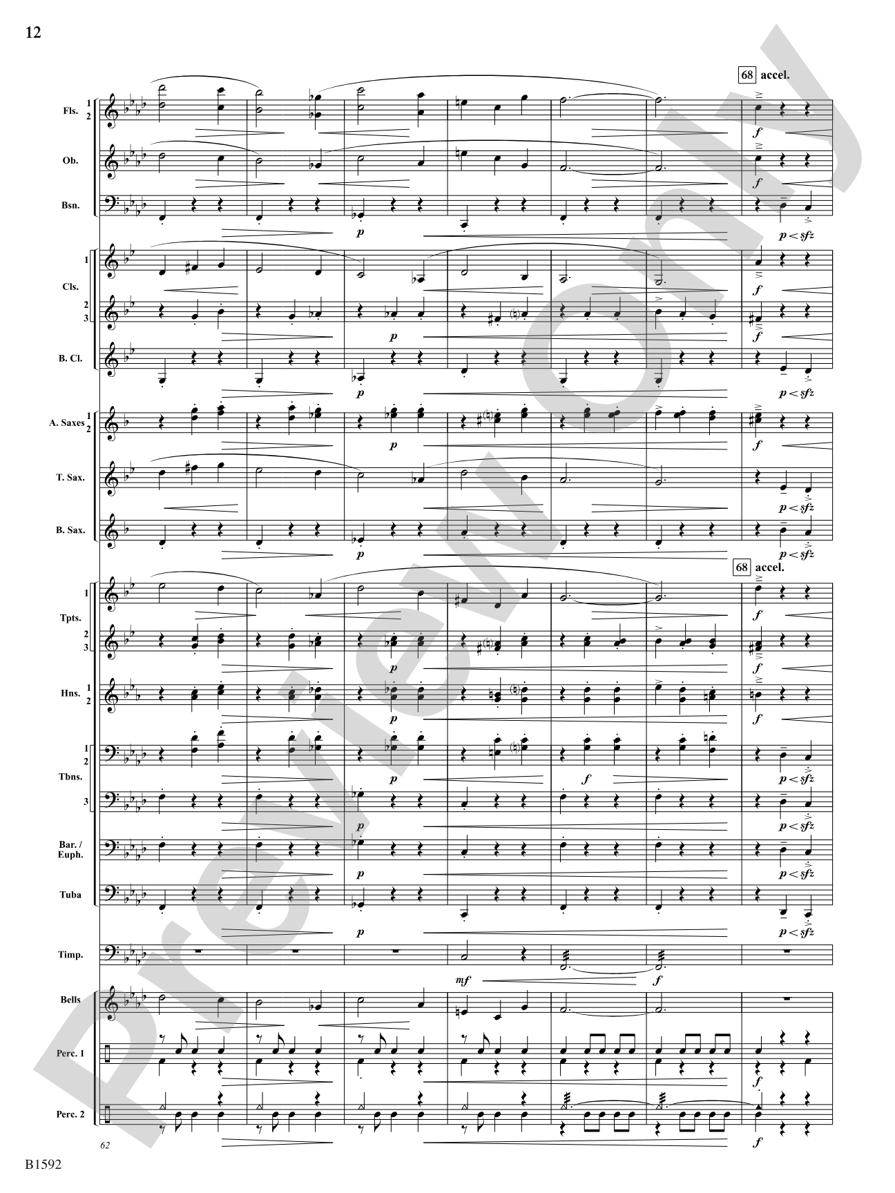 Dance of the Trolls: Concert Band Conductor Score & Parts