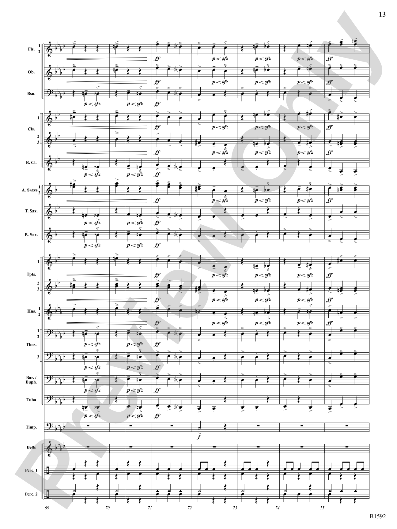 Dance of the Trolls: Concert Band Conductor Score & Parts