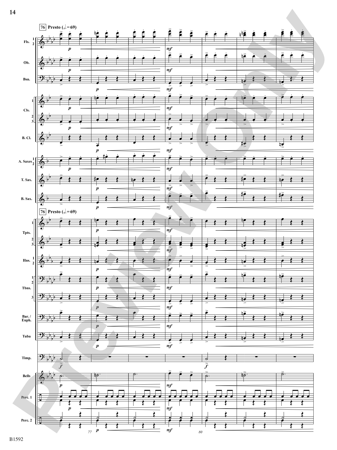 Dance of the Trolls: Concert Band Conductor Score & Parts