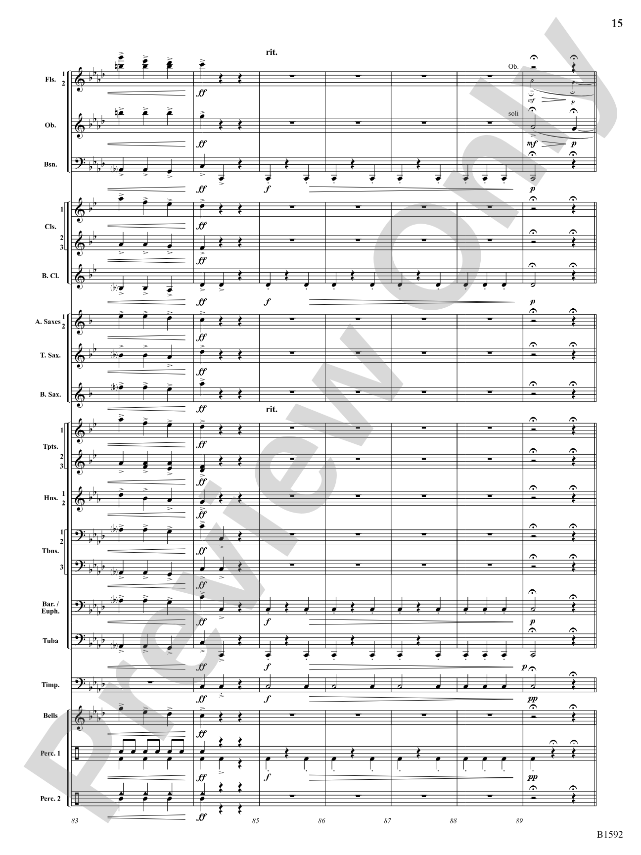 Dance of the Trolls: Concert Band Conductor Score & Parts