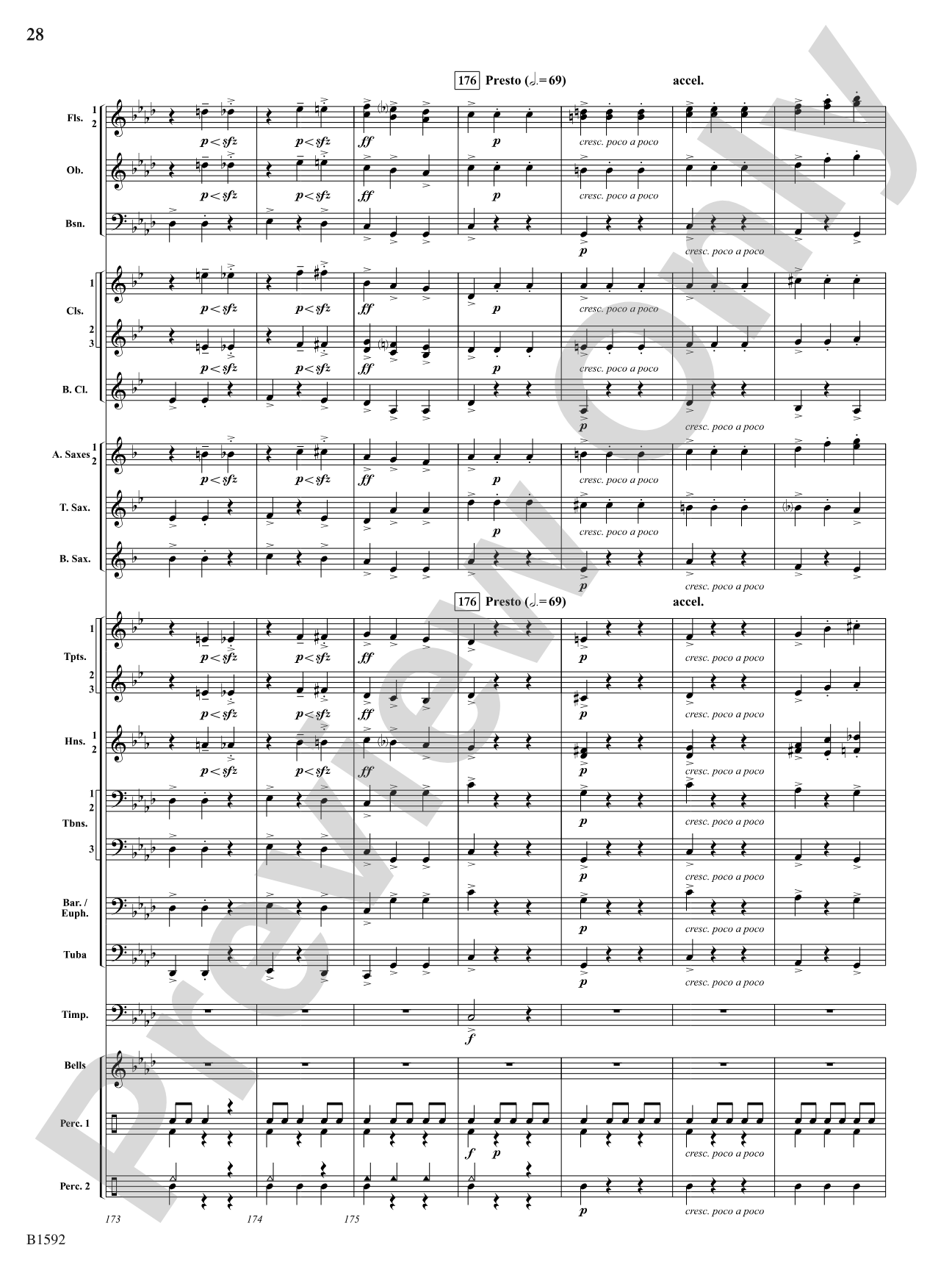 Dance of the Trolls: Concert Band Conductor Score & Parts