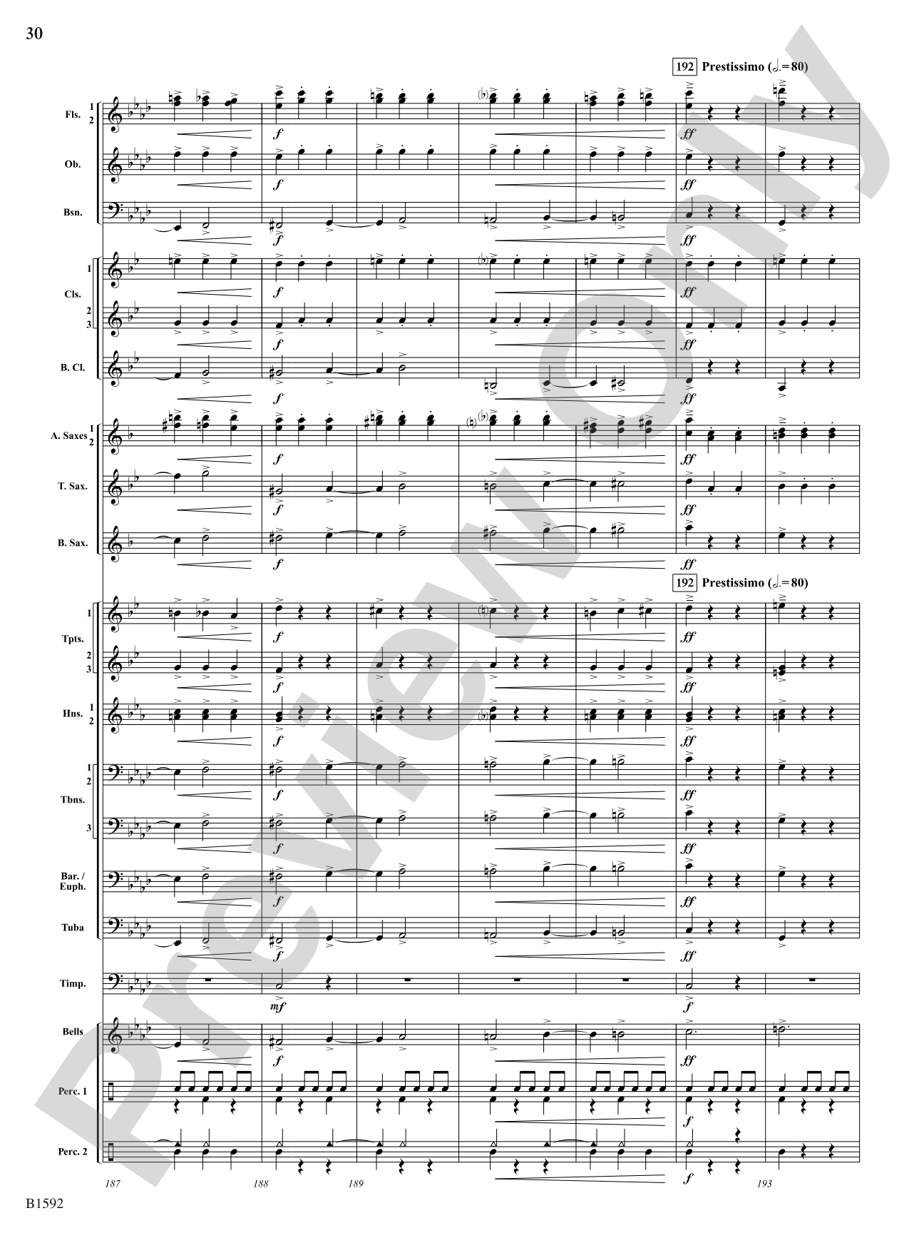 Dance of the Trolls: Concert Band Conductor Score & Parts
