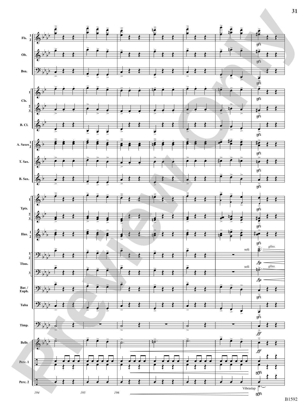 Dance of the Trolls: Concert Band Conductor Score & Parts