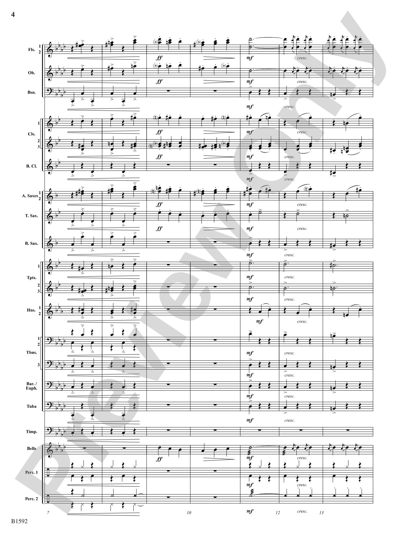Dance of the Trolls: Concert Band Conductor Score & Parts