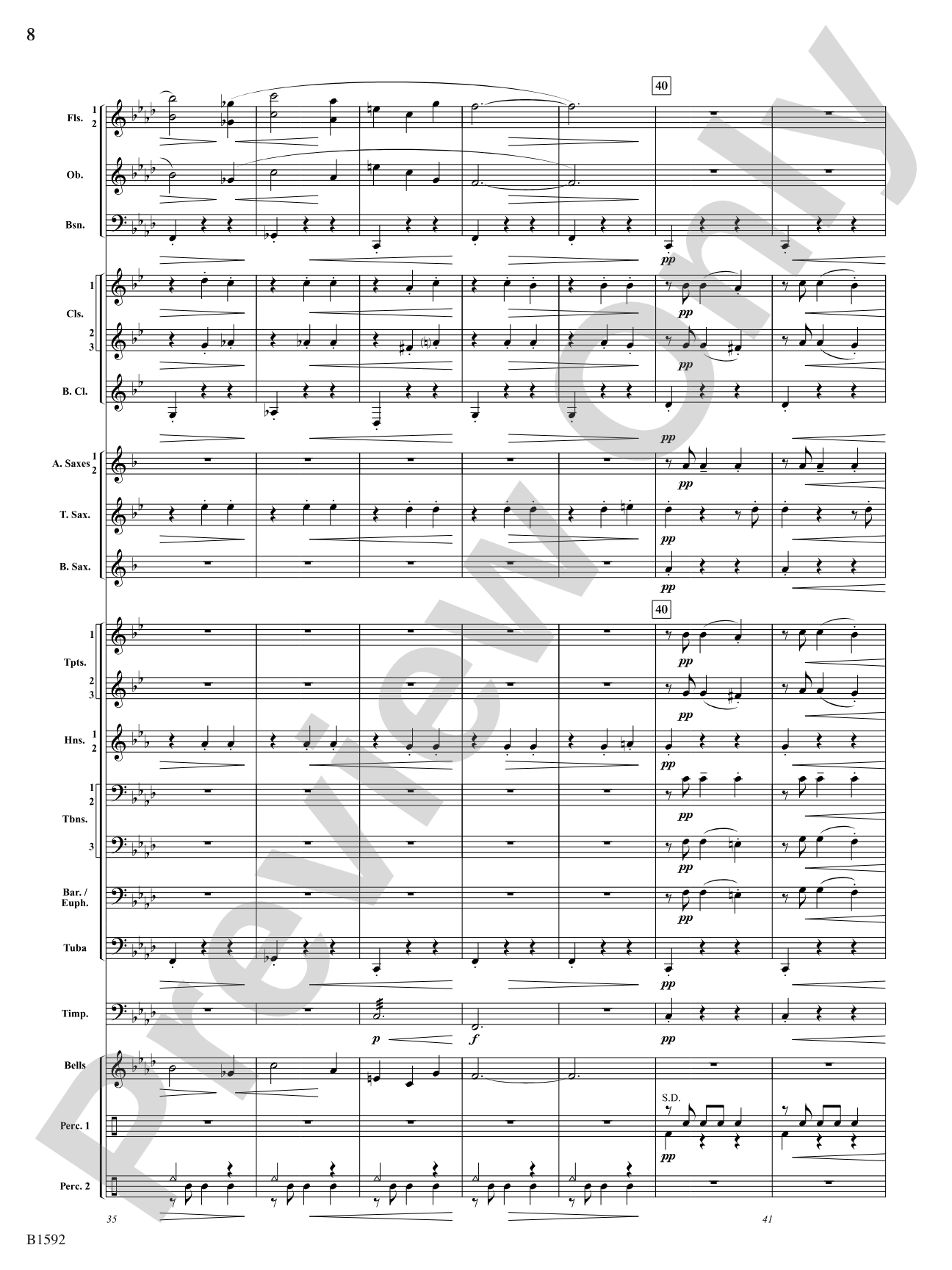 Dance of the Trolls: Concert Band Conductor Score & Parts