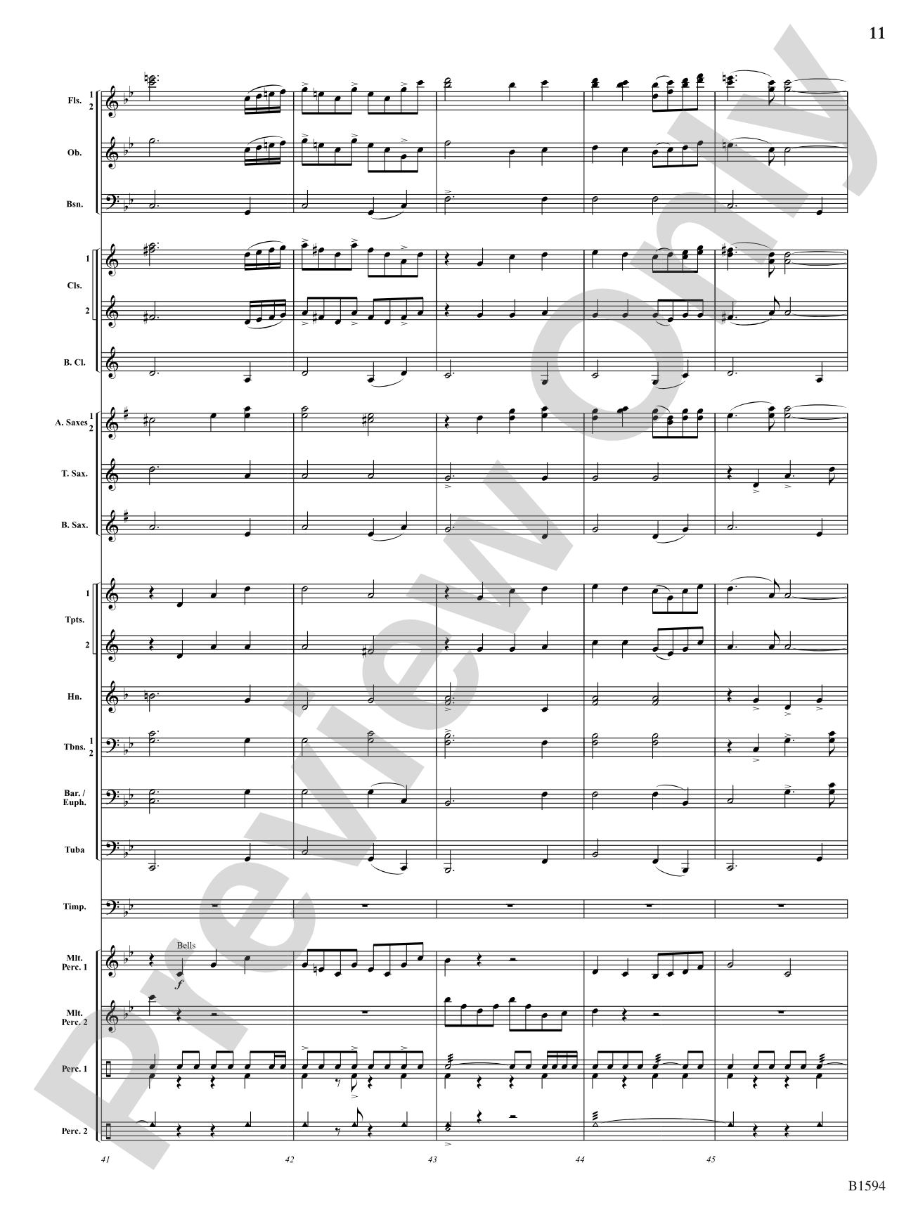 Quasar: Concert Band Conductor Score & Parts
