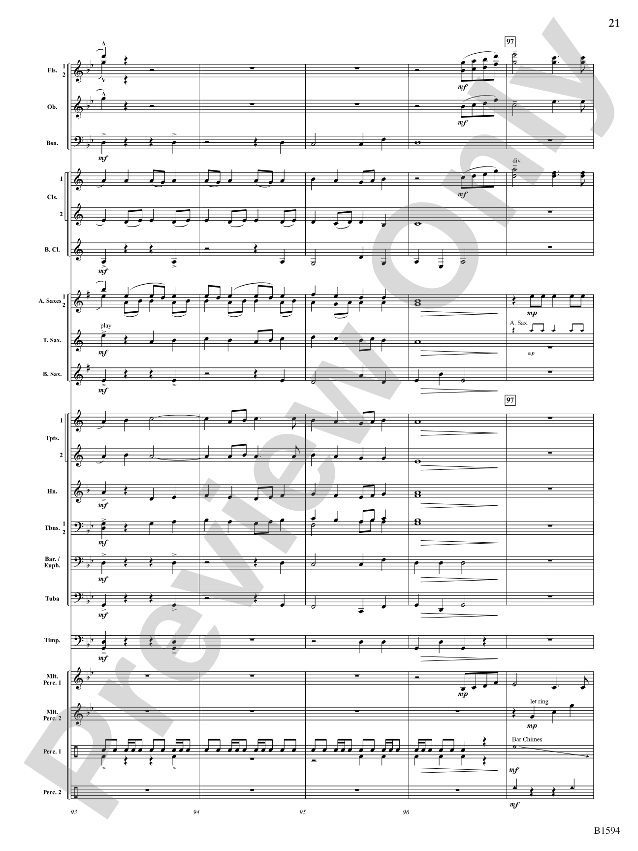 Quasar: Concert Band Conductor Score & Parts