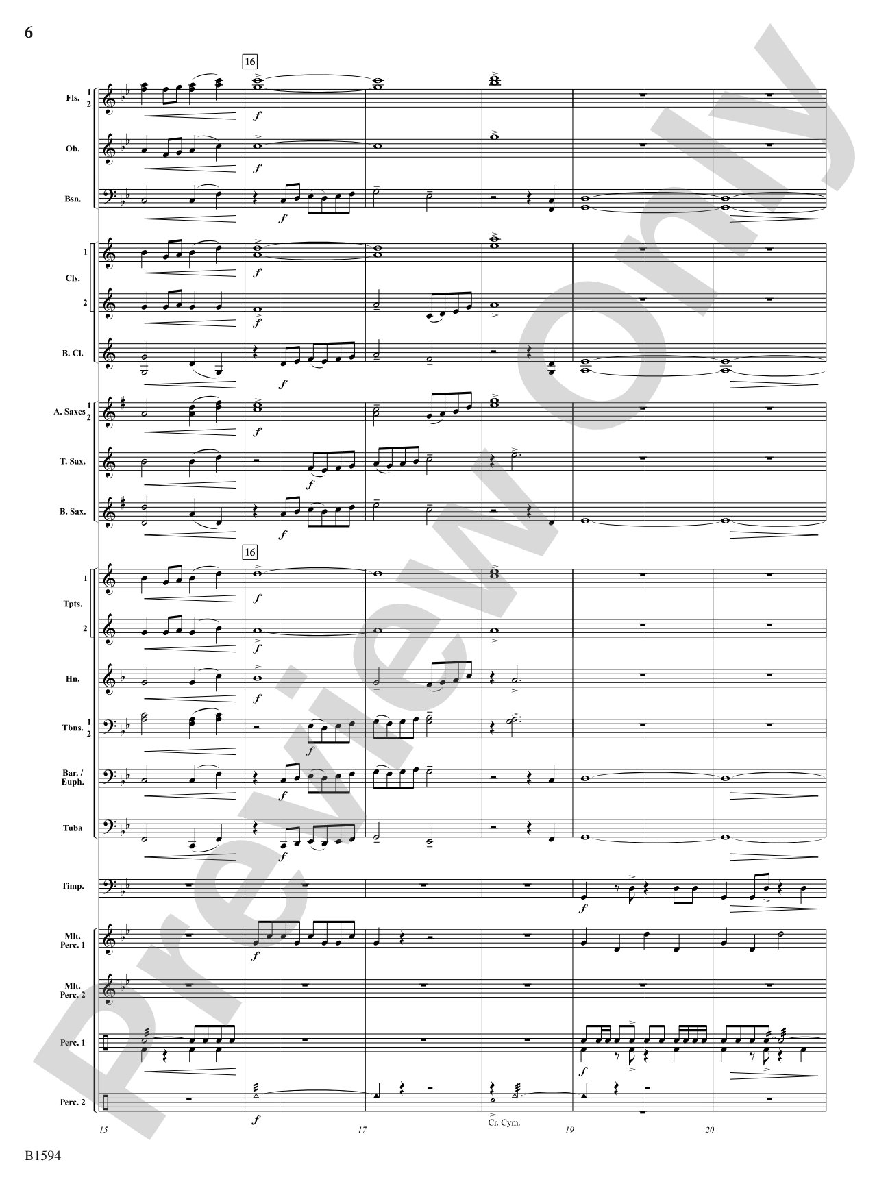 Quasar: Concert Band Conductor Score & Parts
