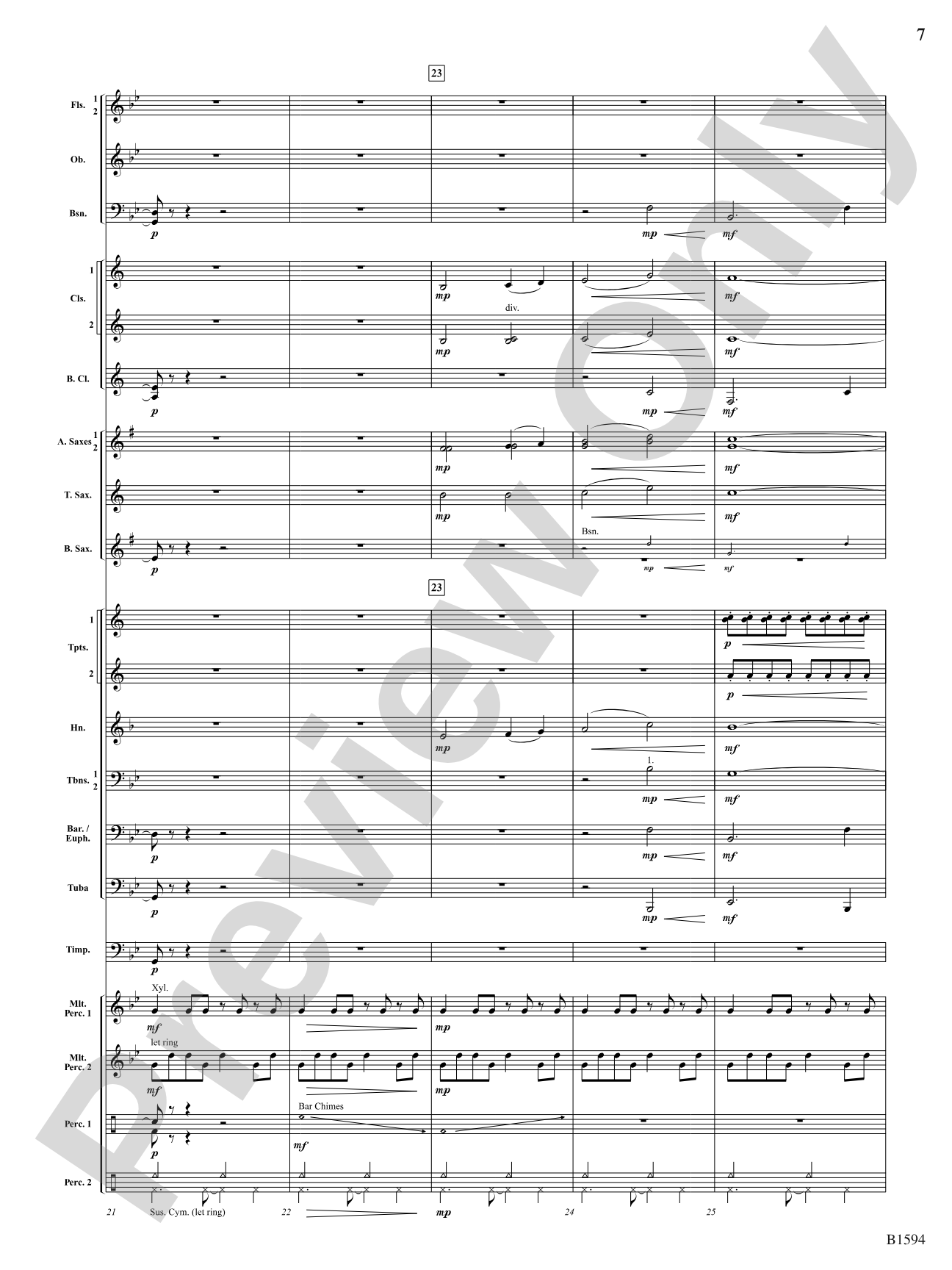 Quasar: Concert Band Conductor Score & Parts