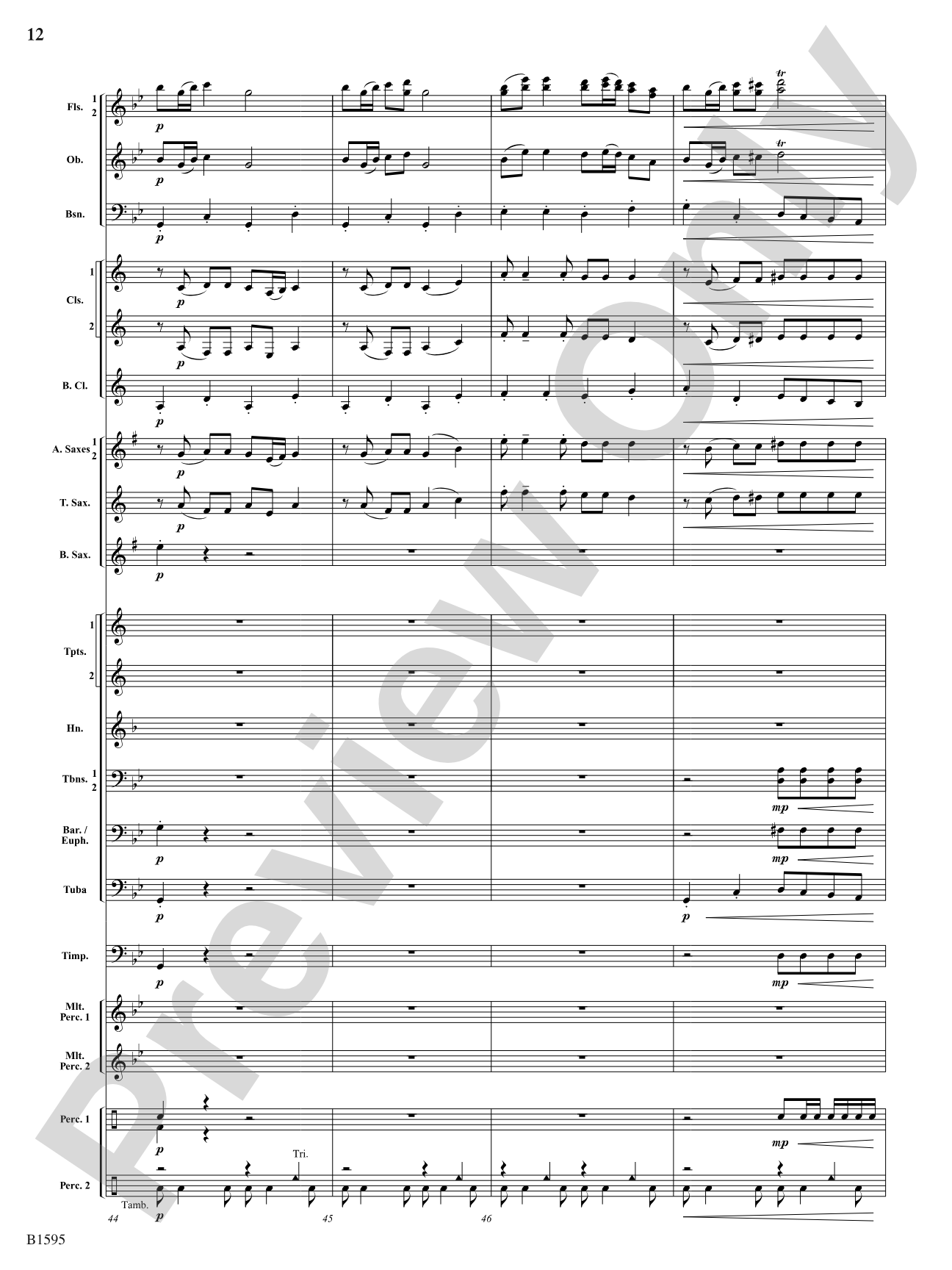 On a Russian Rowing Chanty: Concert Band Conductor Score & Parts