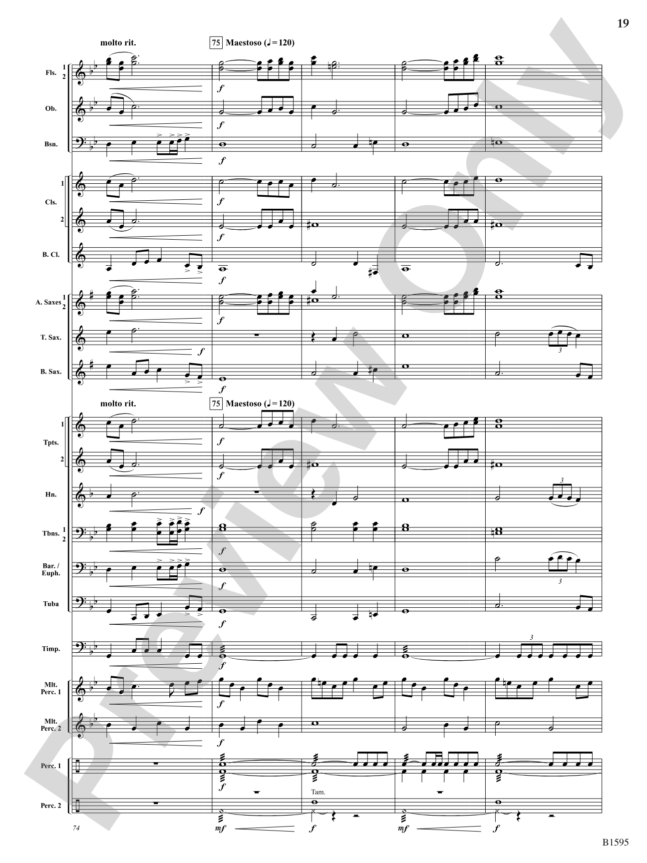 On a Russian Rowing Chanty: Concert Band Conductor Score & Parts