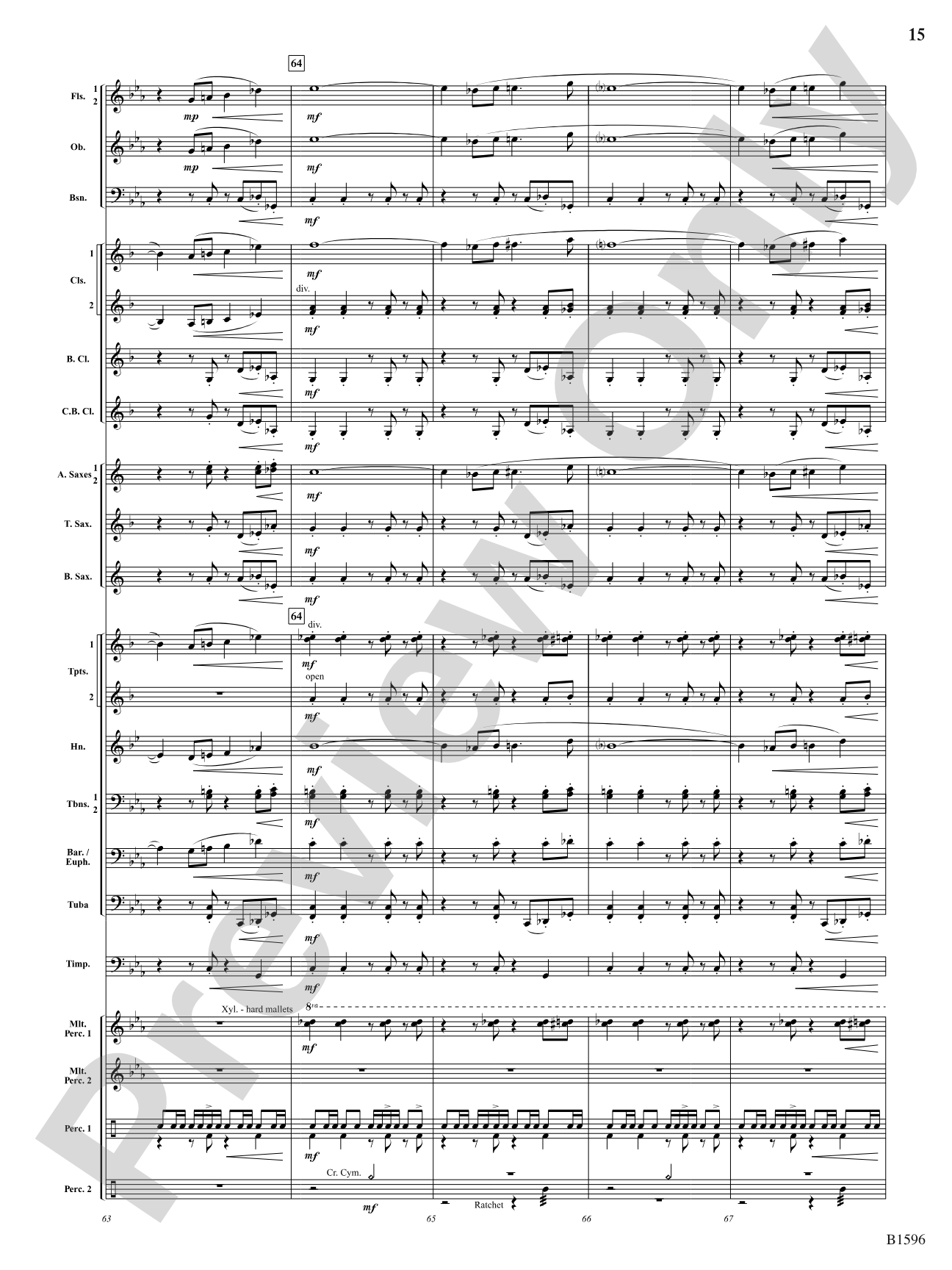 Marche Diabolique: Concert Band Conductor Score & Parts