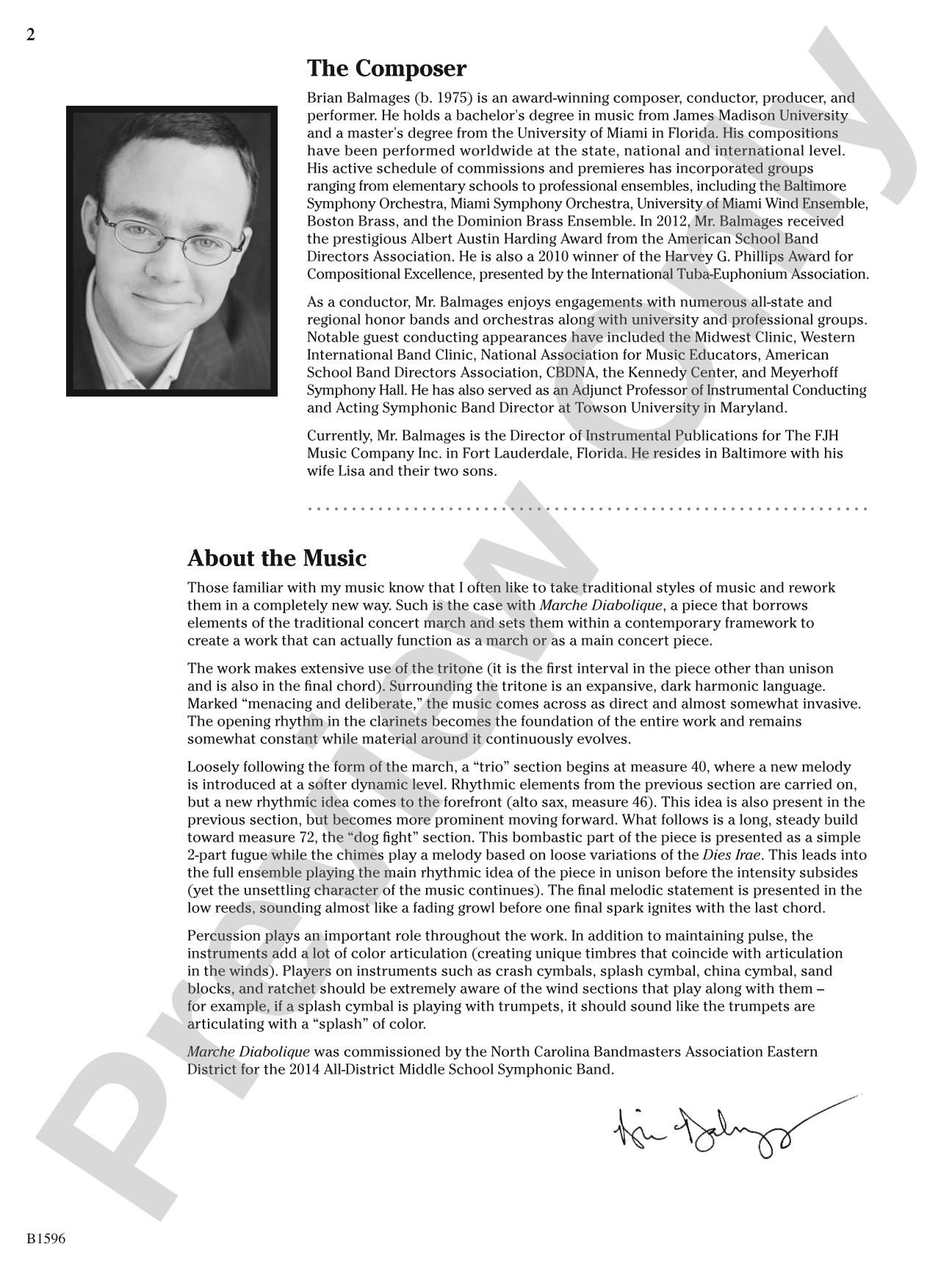 Marche Diabolique: Concert Band Conductor Score & Parts