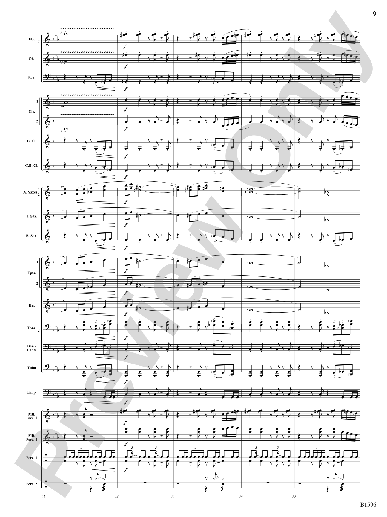 Marche Diabolique: Concert Band Conductor Score & Parts