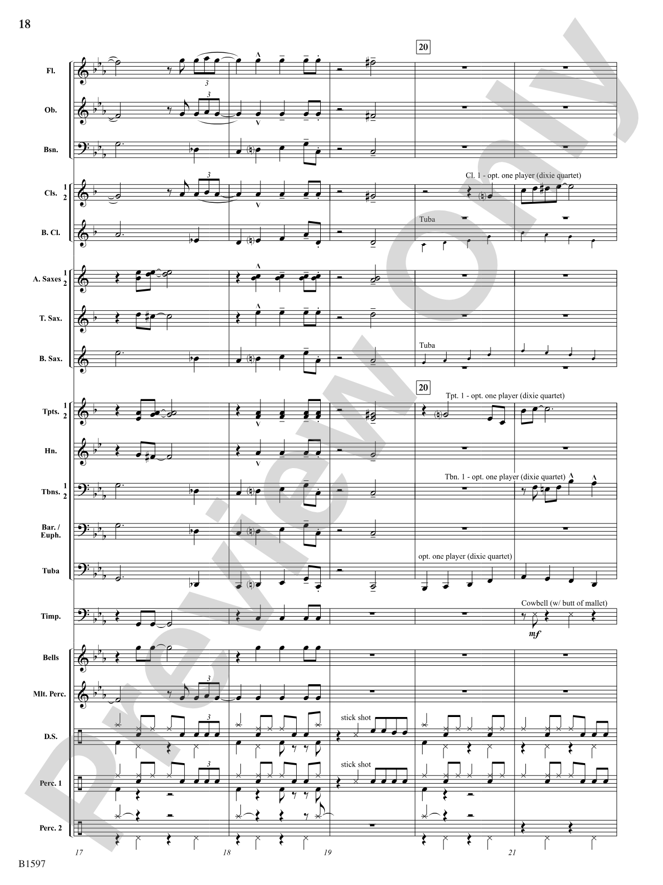 Color Jam: Concert Band Conductor Score & Parts
