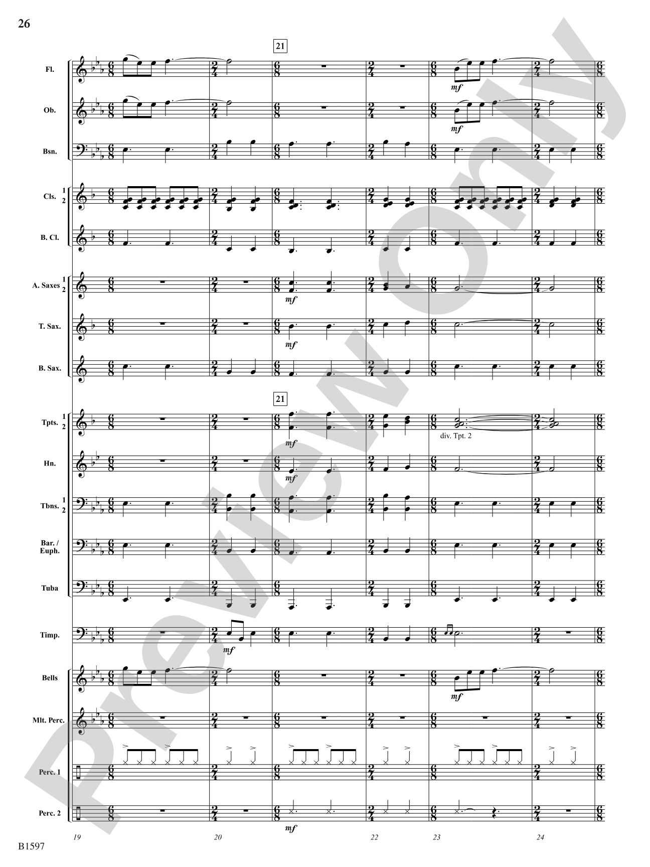 Color Jam: Concert Band Conductor Score & Parts