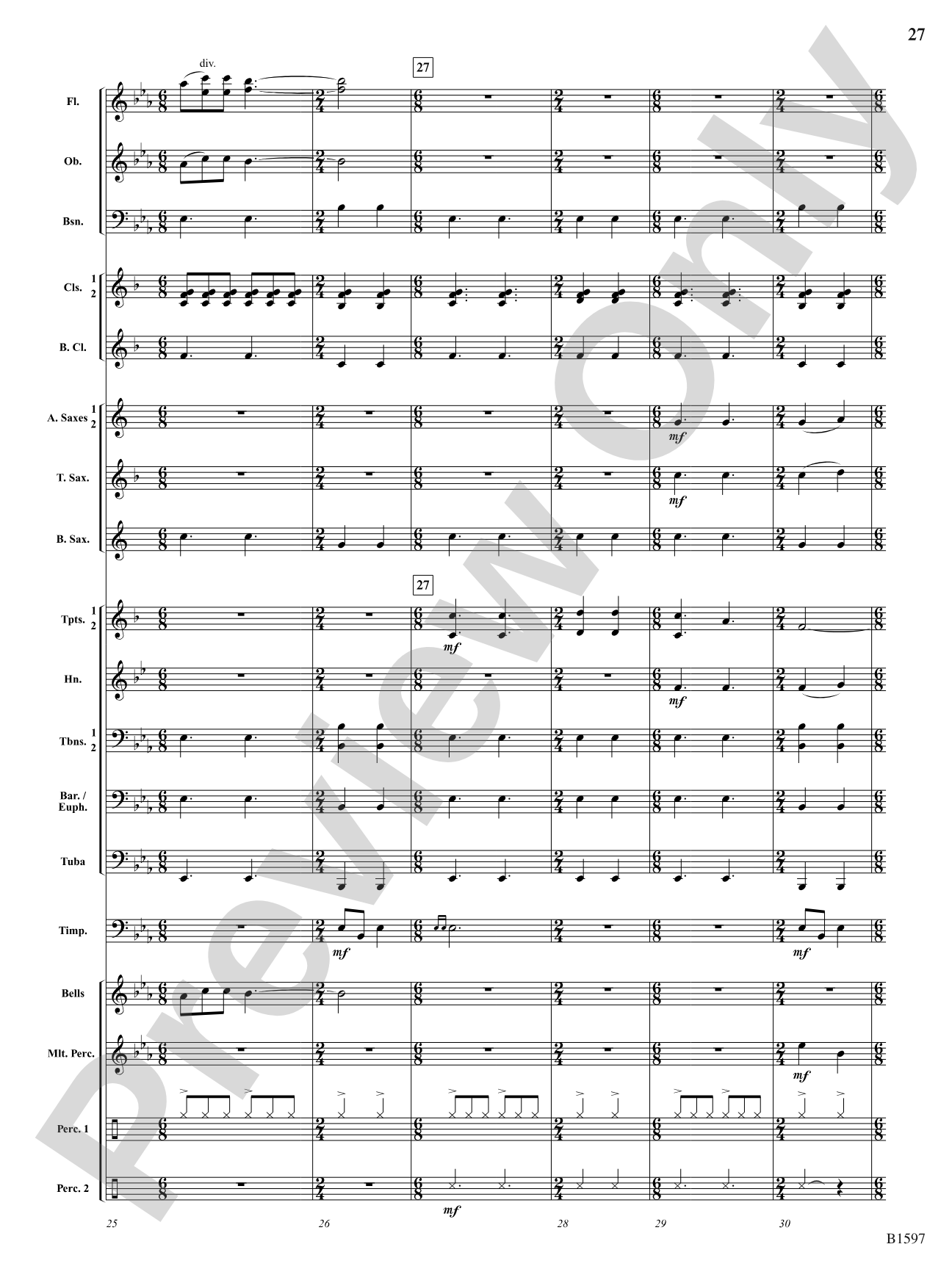 Color Jam: Concert Band Conductor Score & Parts