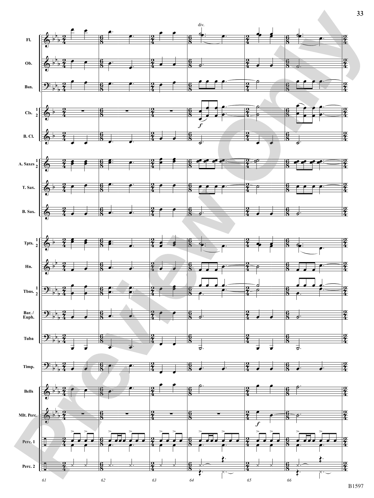 Color Jam: Concert Band Conductor Score & Parts