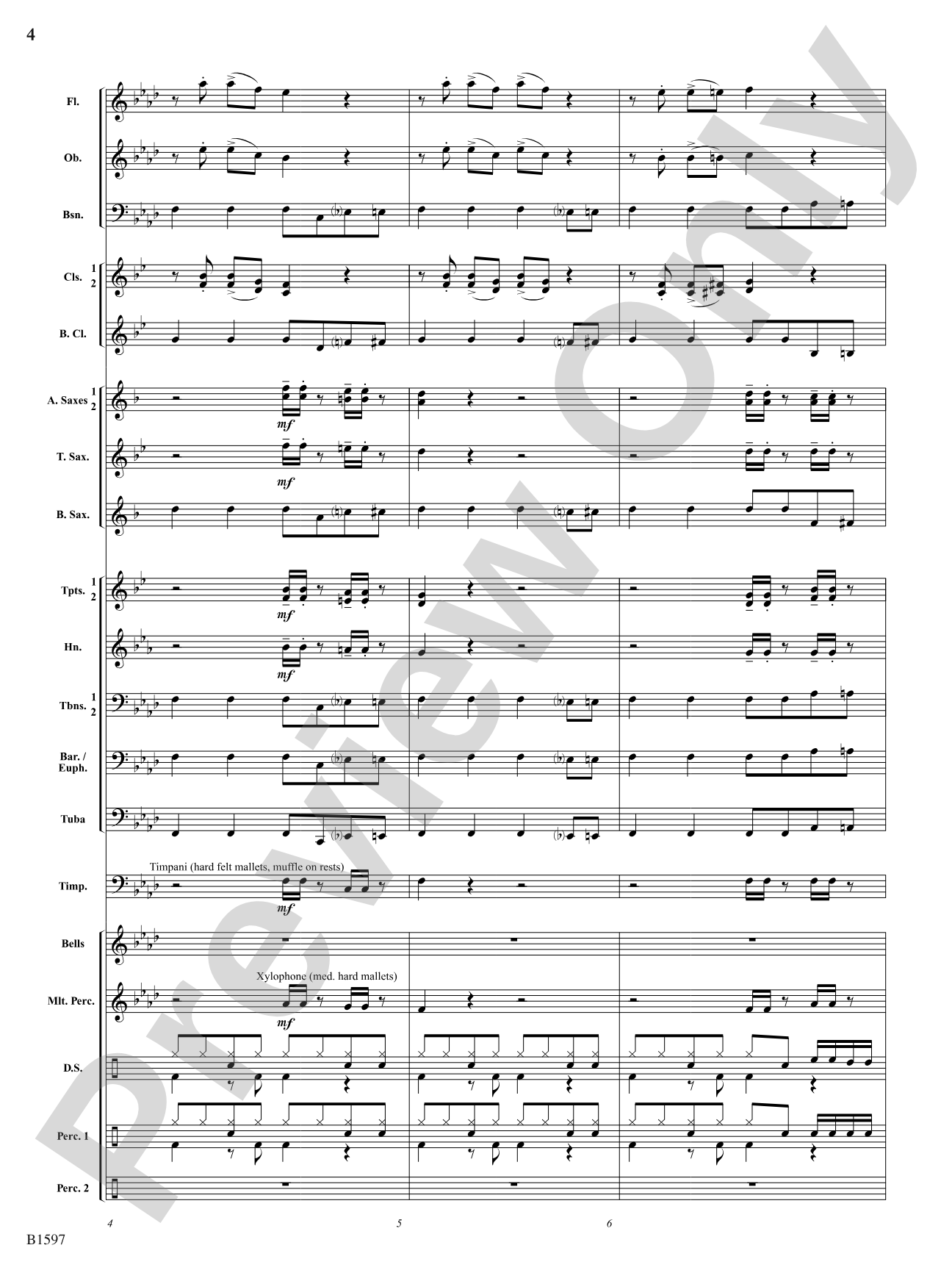 Color Jam: Concert Band Conductor Score & Parts