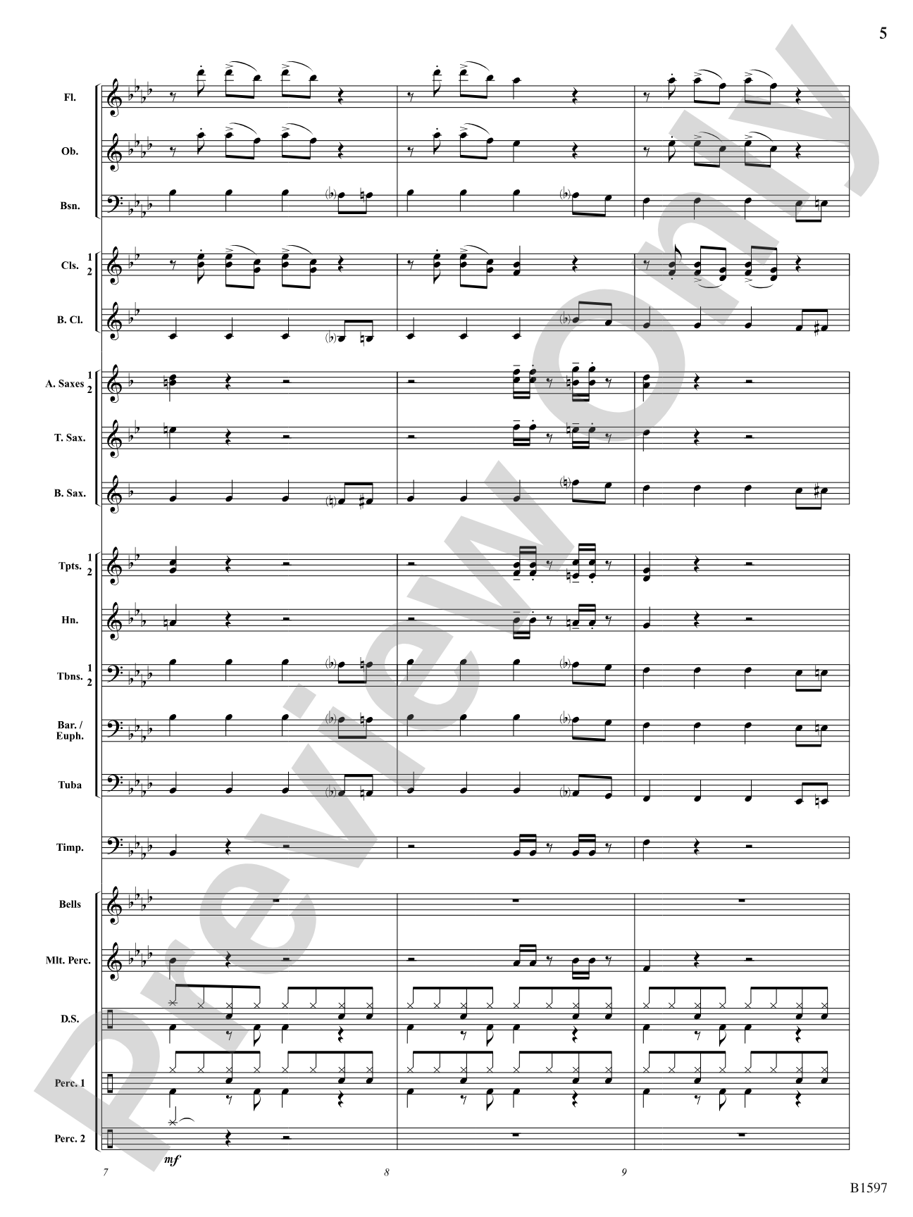 Color Jam: Concert Band Conductor Score & Parts
