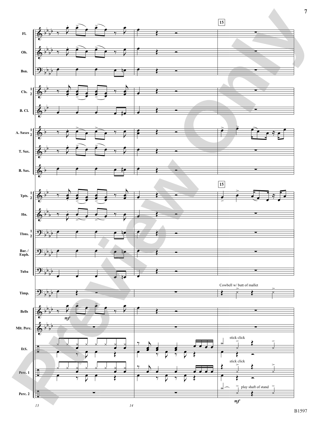 Color Jam: Concert Band Conductor Score & Parts