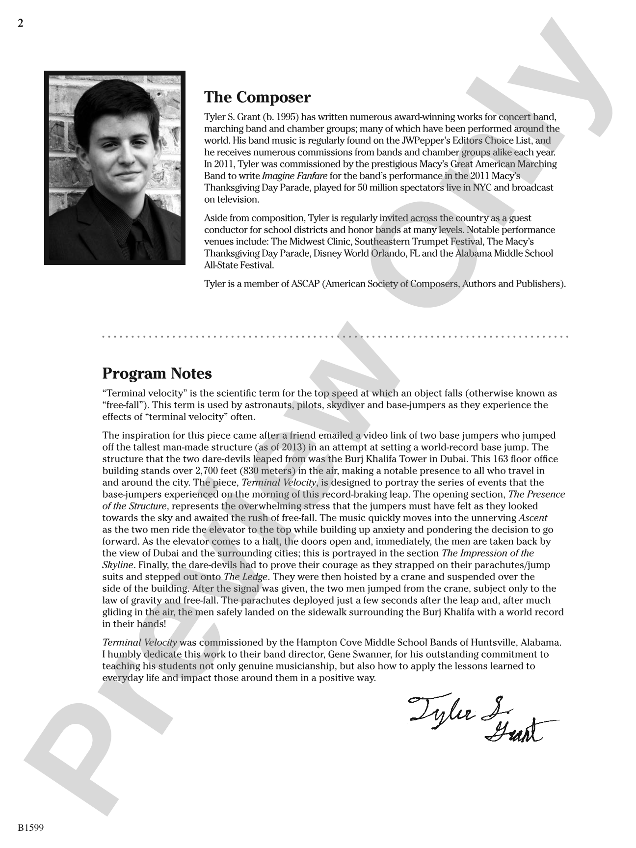 Terminal Velocity: Score