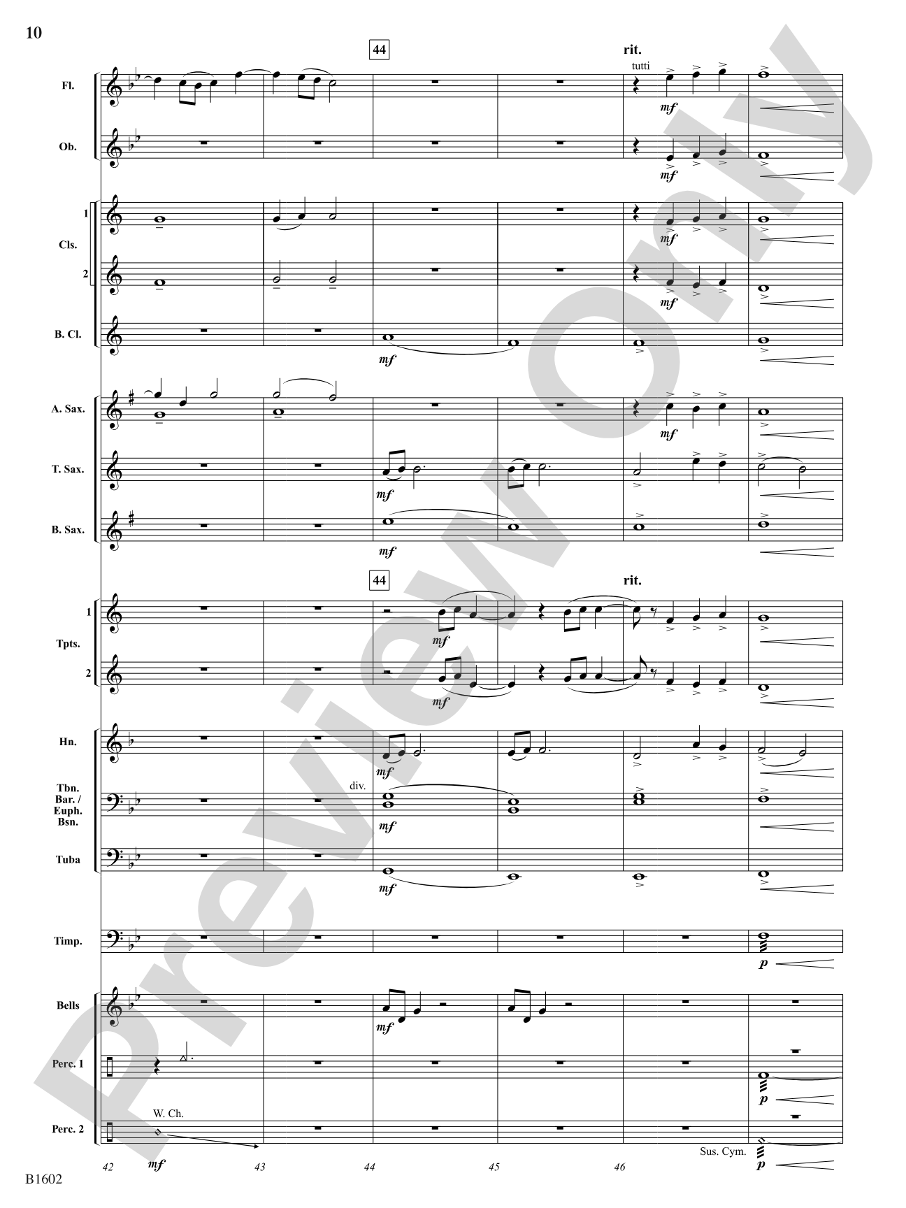 ...At Twilight: Concert Band Conductor Score & Parts