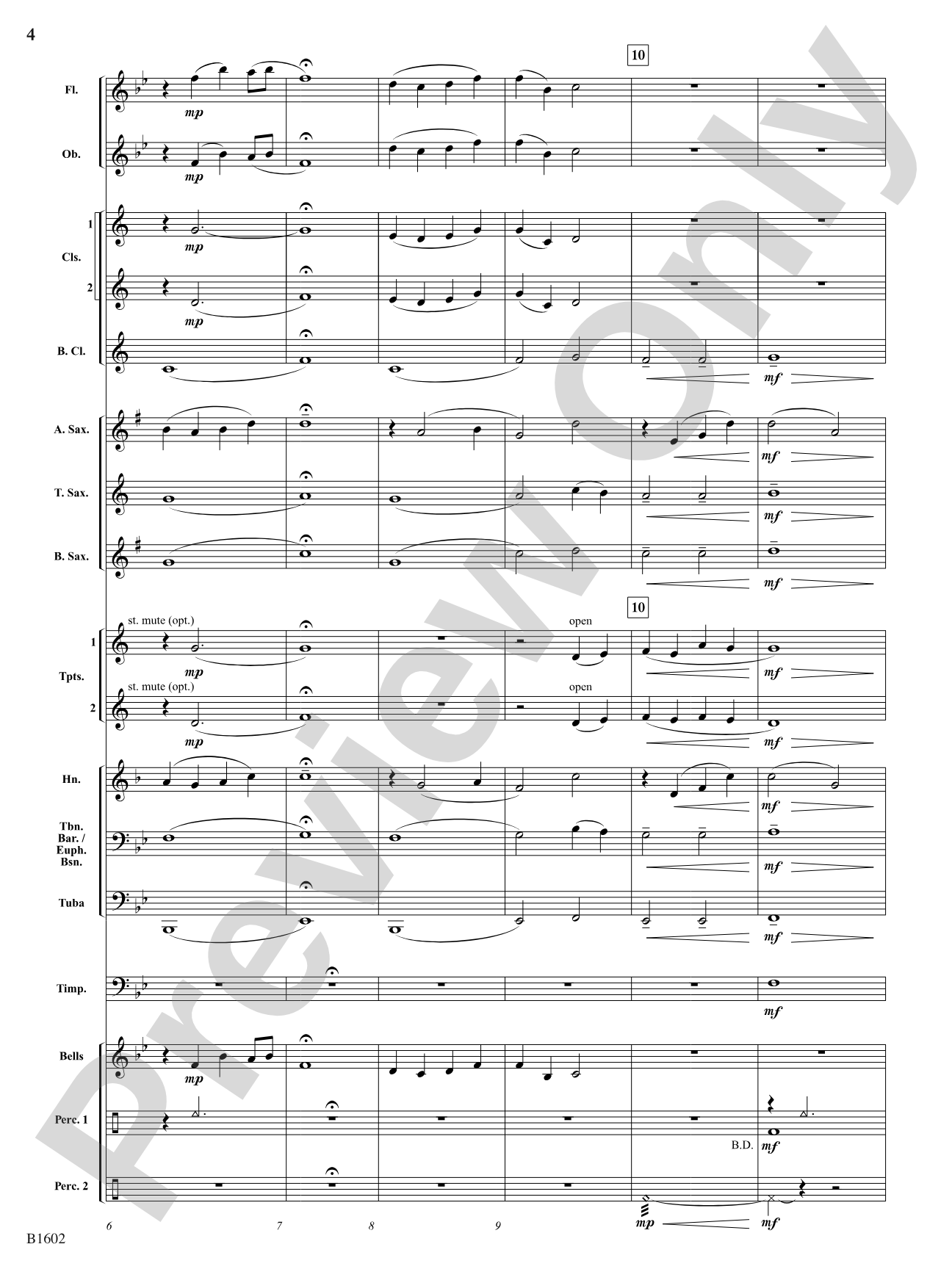 ...At Twilight: Concert Band Conductor Score & Parts