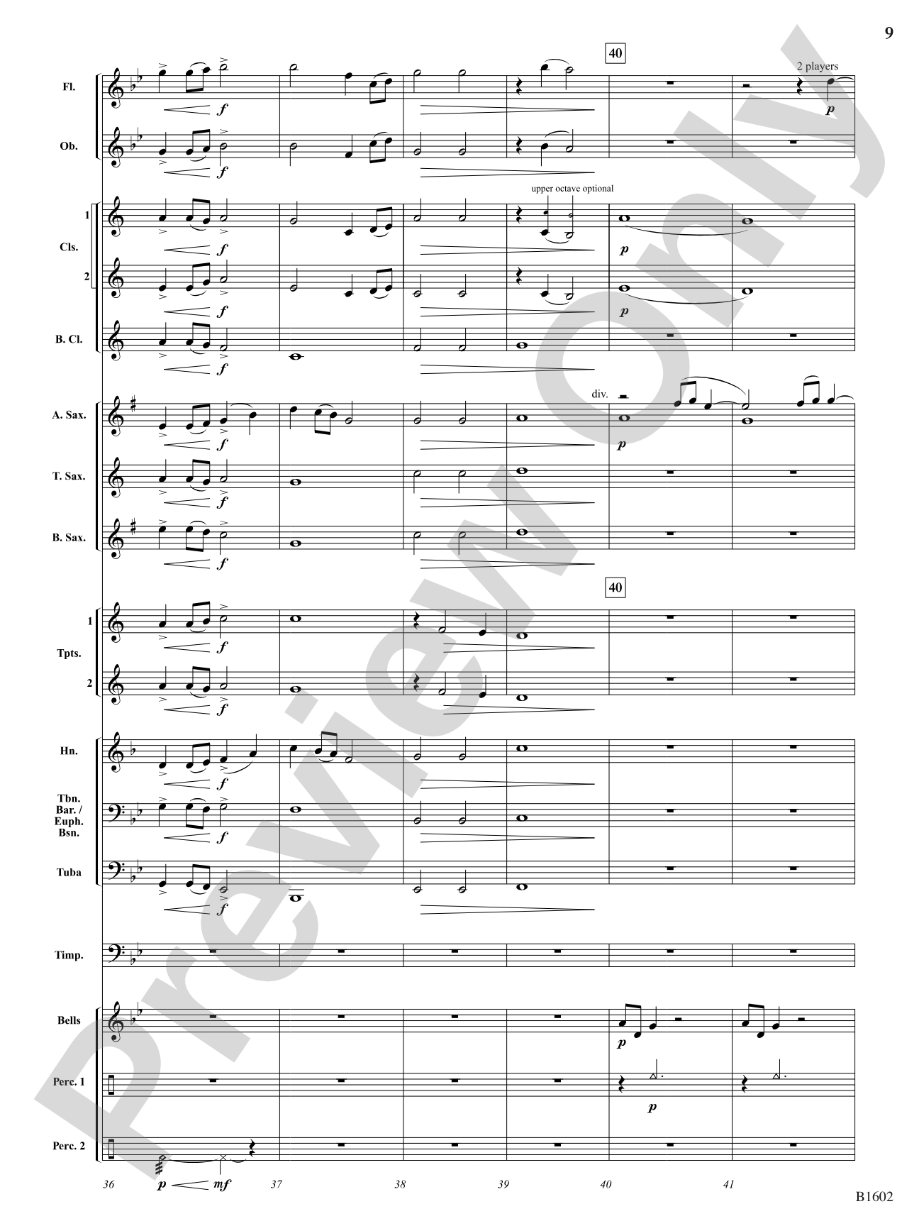 ...At Twilight: Concert Band Conductor Score & Parts