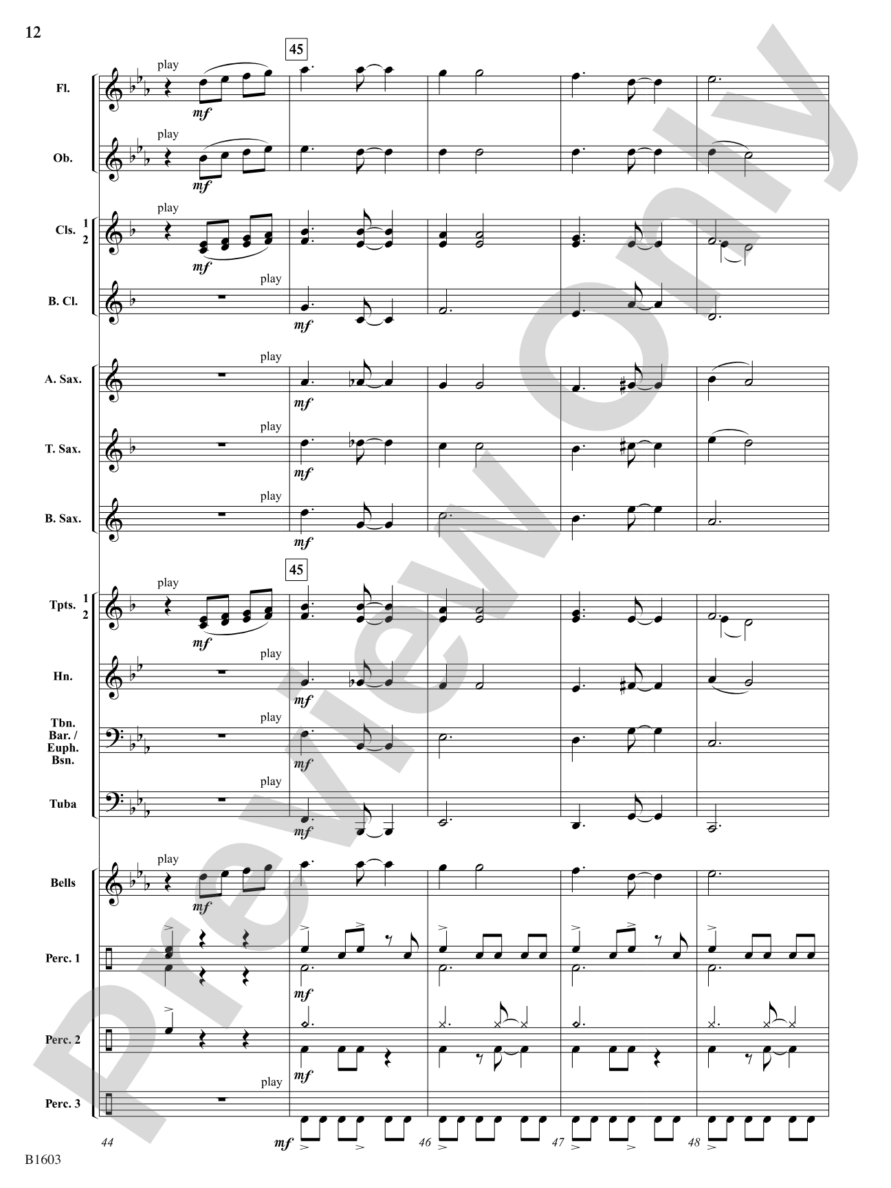 Syncopated Serenade: Concert Band Conductor Score & Parts
