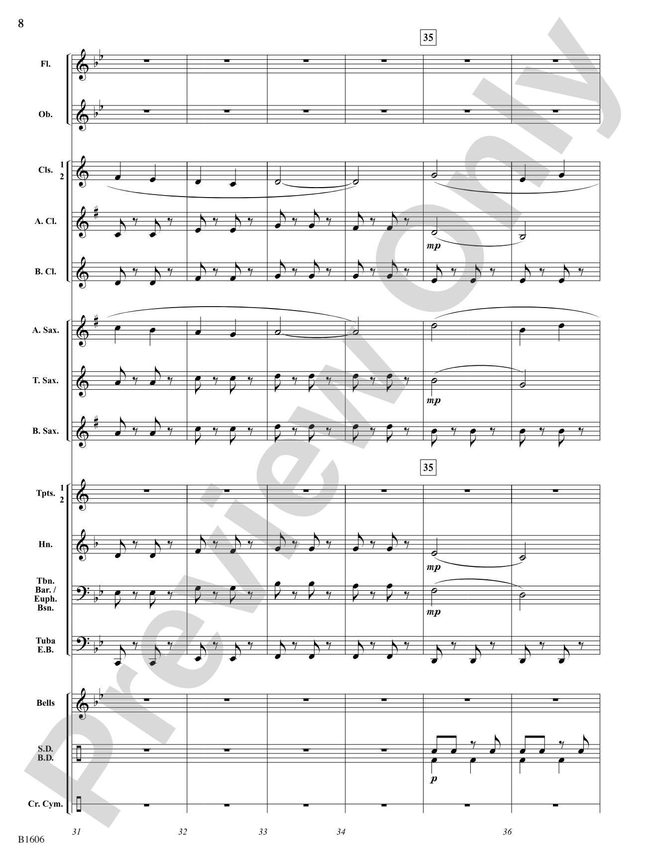 March of the Hyperion Guards: Concert Band Conductor Score & Parts