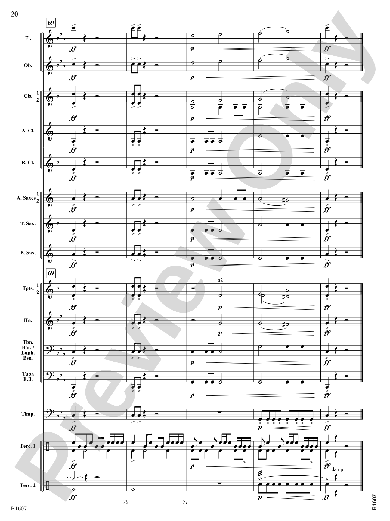 The Fires of Bandai: Concert Band Conductor Score & Parts