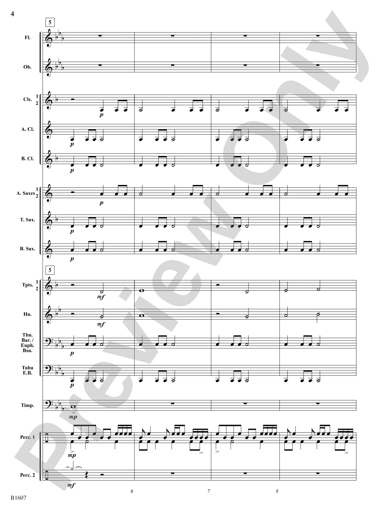 The Fires of Bandai: Concert Band Conductor Score & Parts