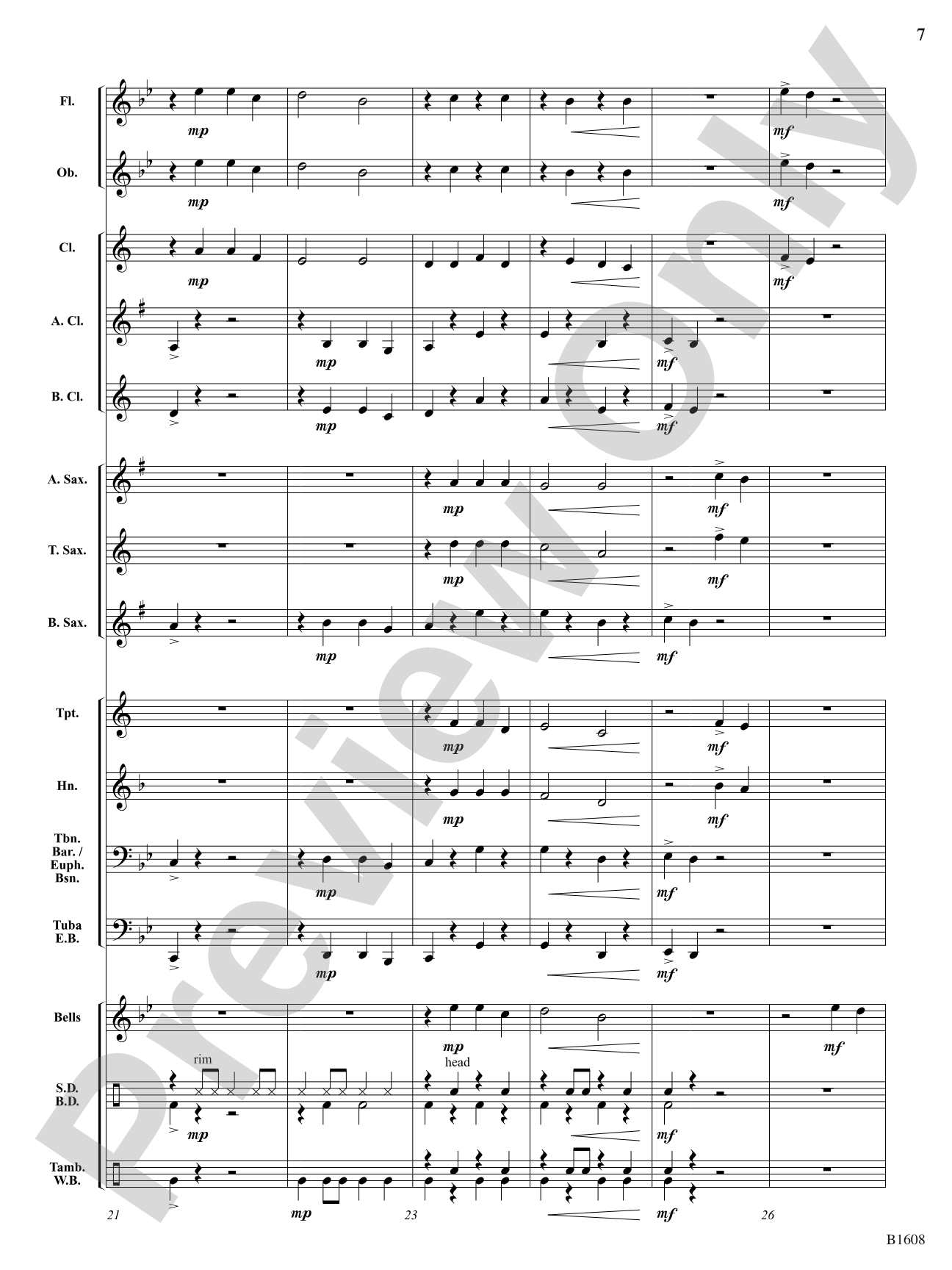 The Broken Marionette: Concert Band Conductor Score & Parts