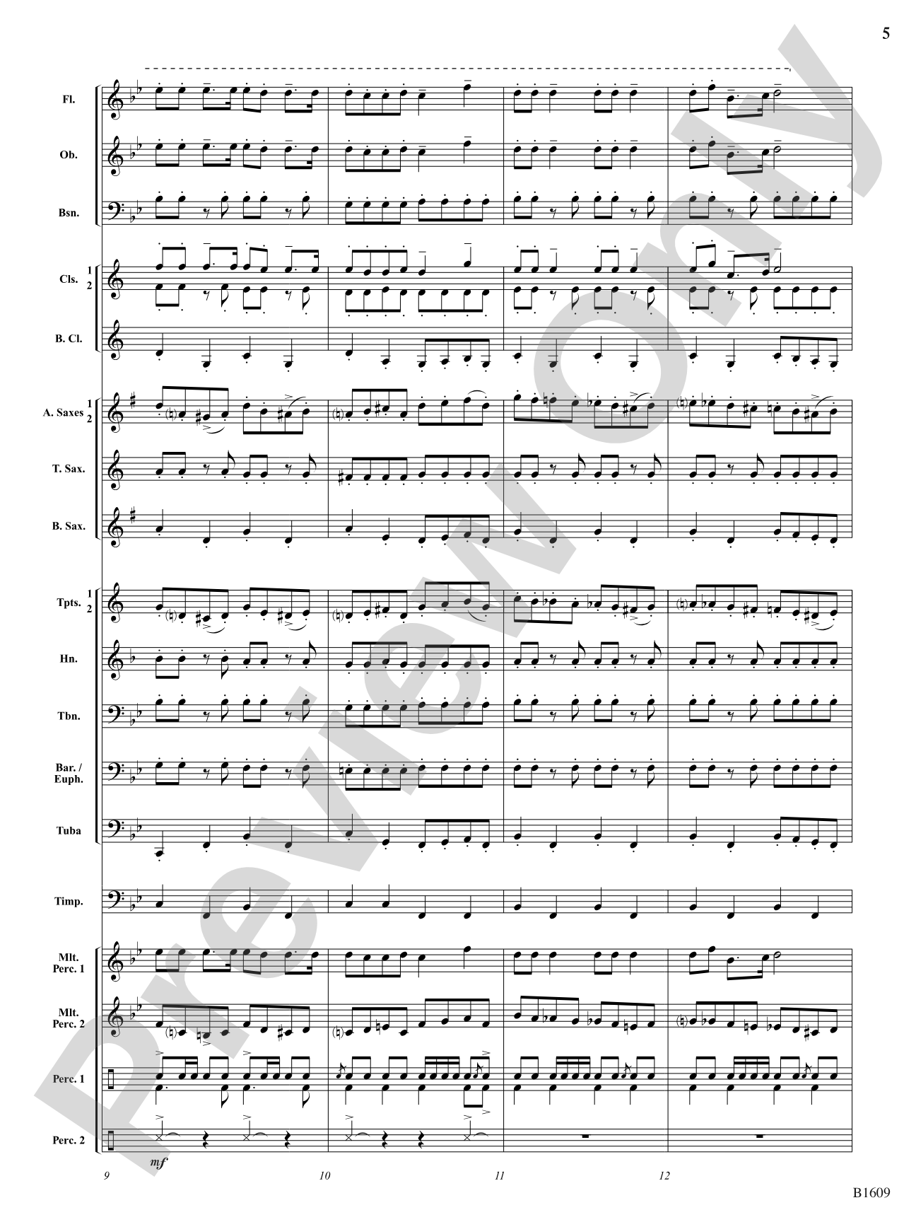 Christmas at the Circus: Concert Band Conductor Score & Parts