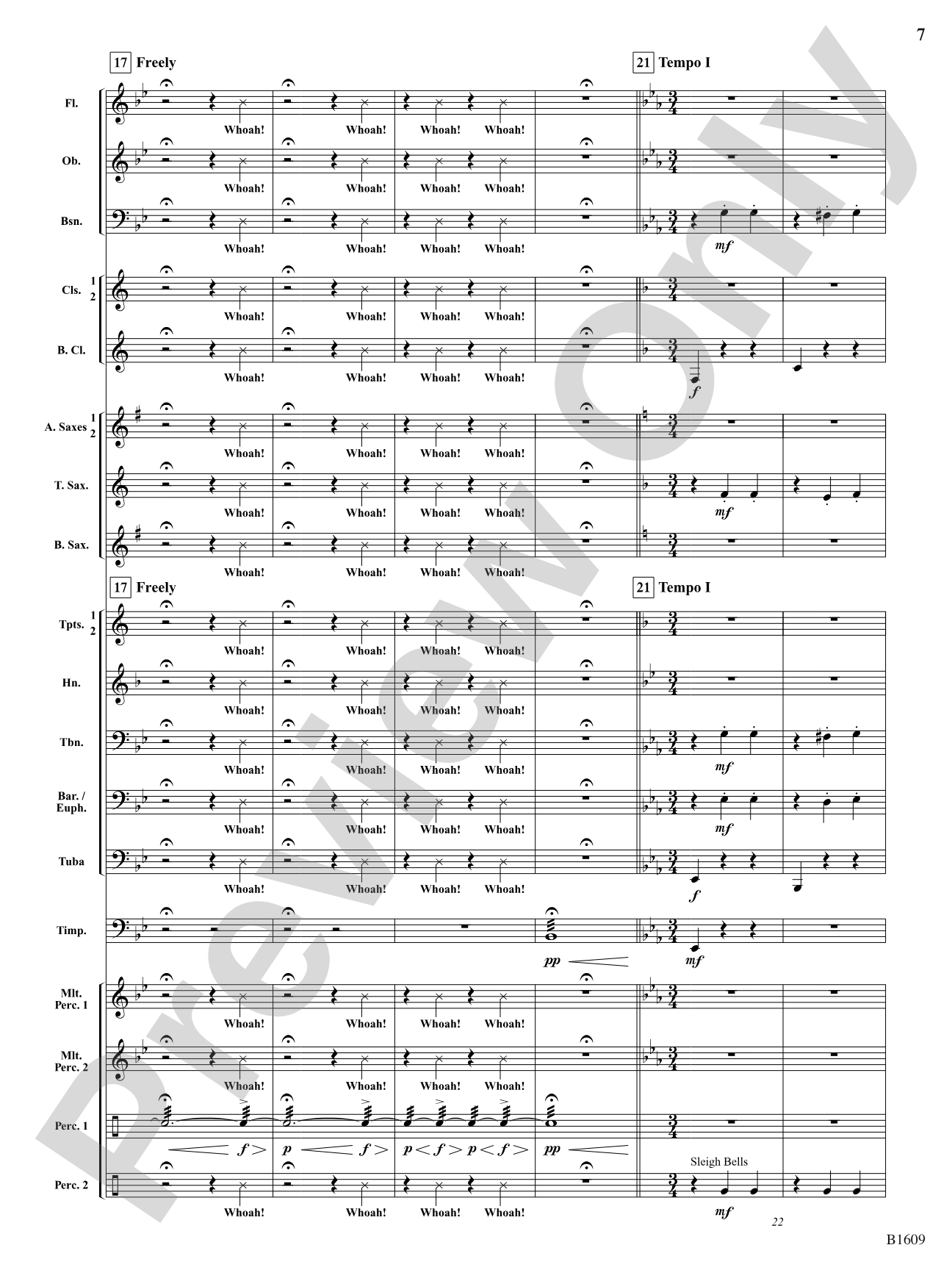 Christmas at the Circus: Concert Band Conductor Score & Parts