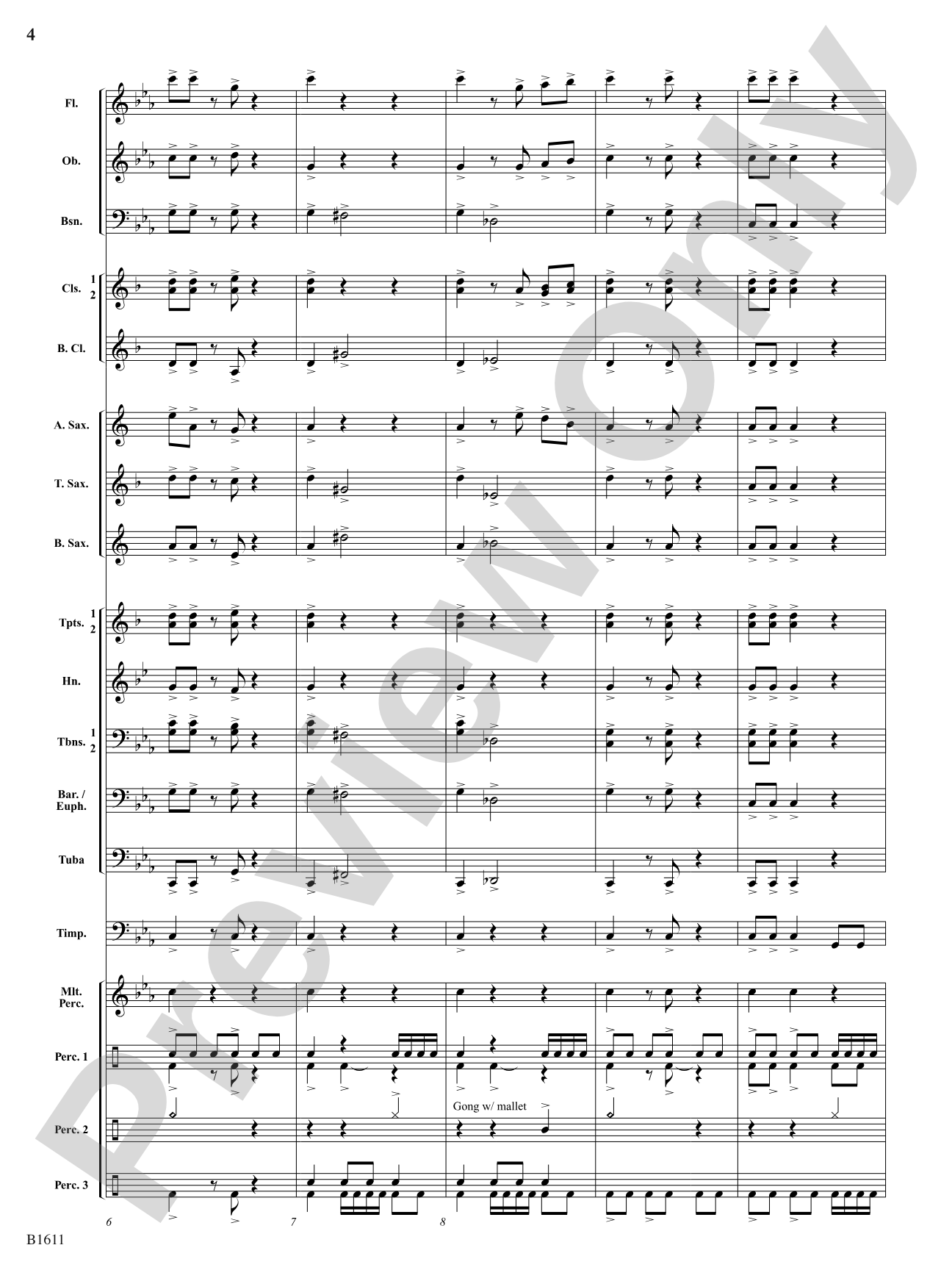 Eyes of the Dragon: Concert Band Conductor Score & Parts
