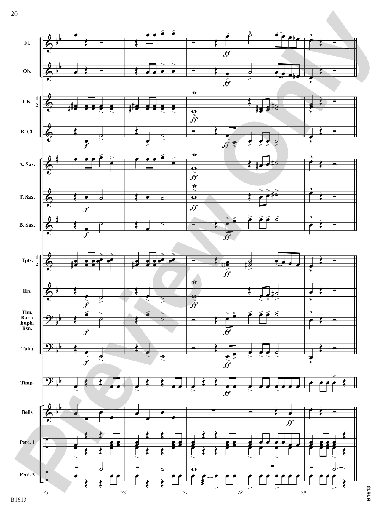 Megiddo: Concert Band Conductor Score & Parts
