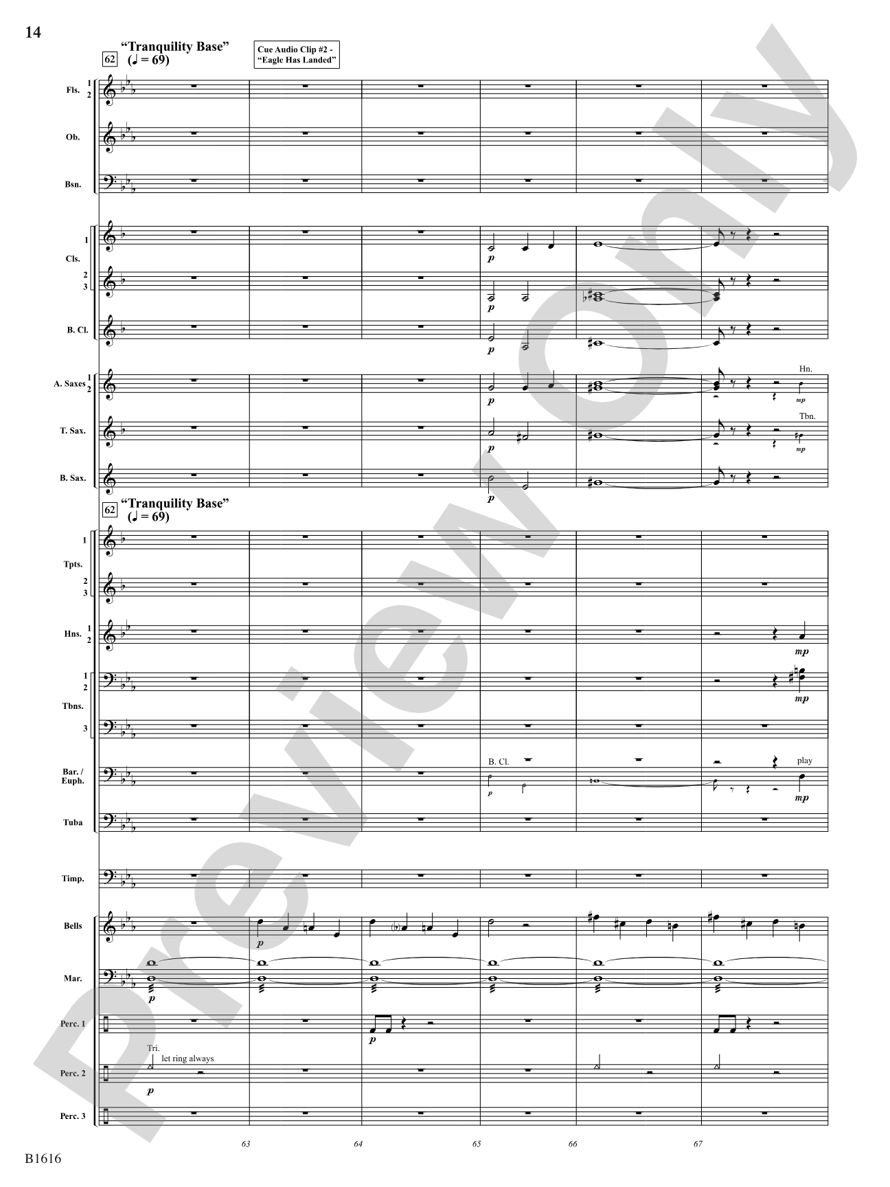 One Giant Leap: Concert Band Conductor Score & Parts