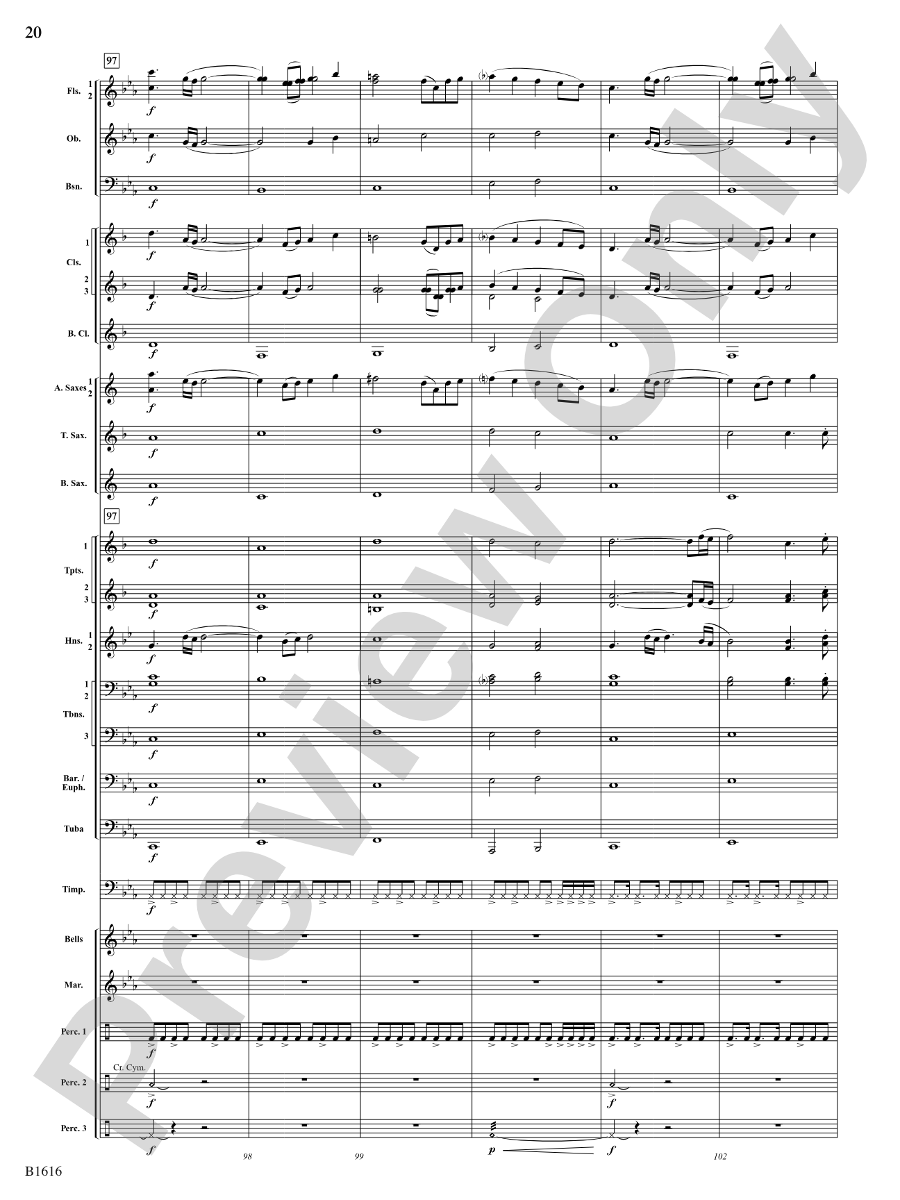 One Giant Leap: Concert Band Conductor Score & Parts