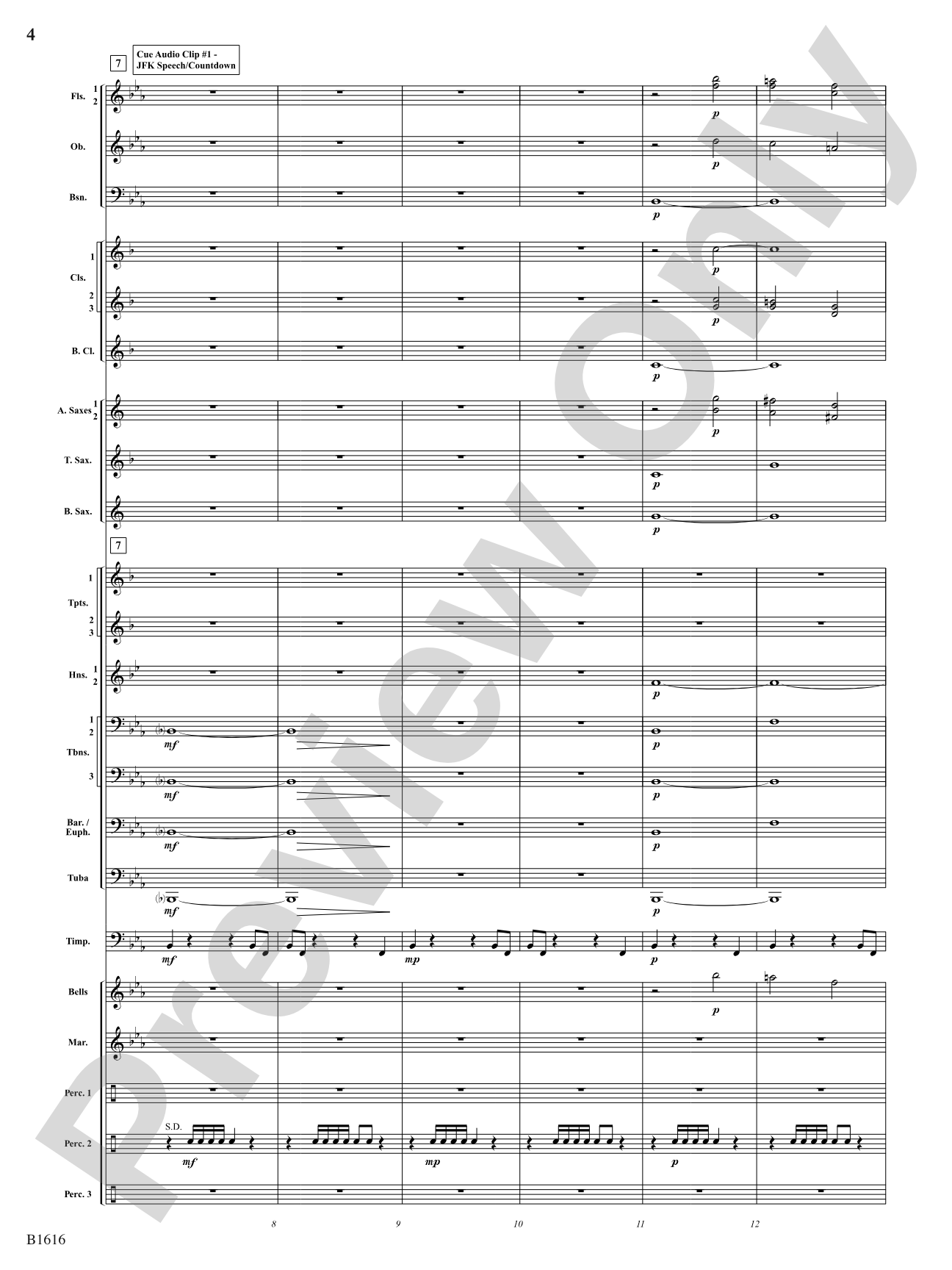 One Giant Leap: Concert Band Conductor Score & Parts